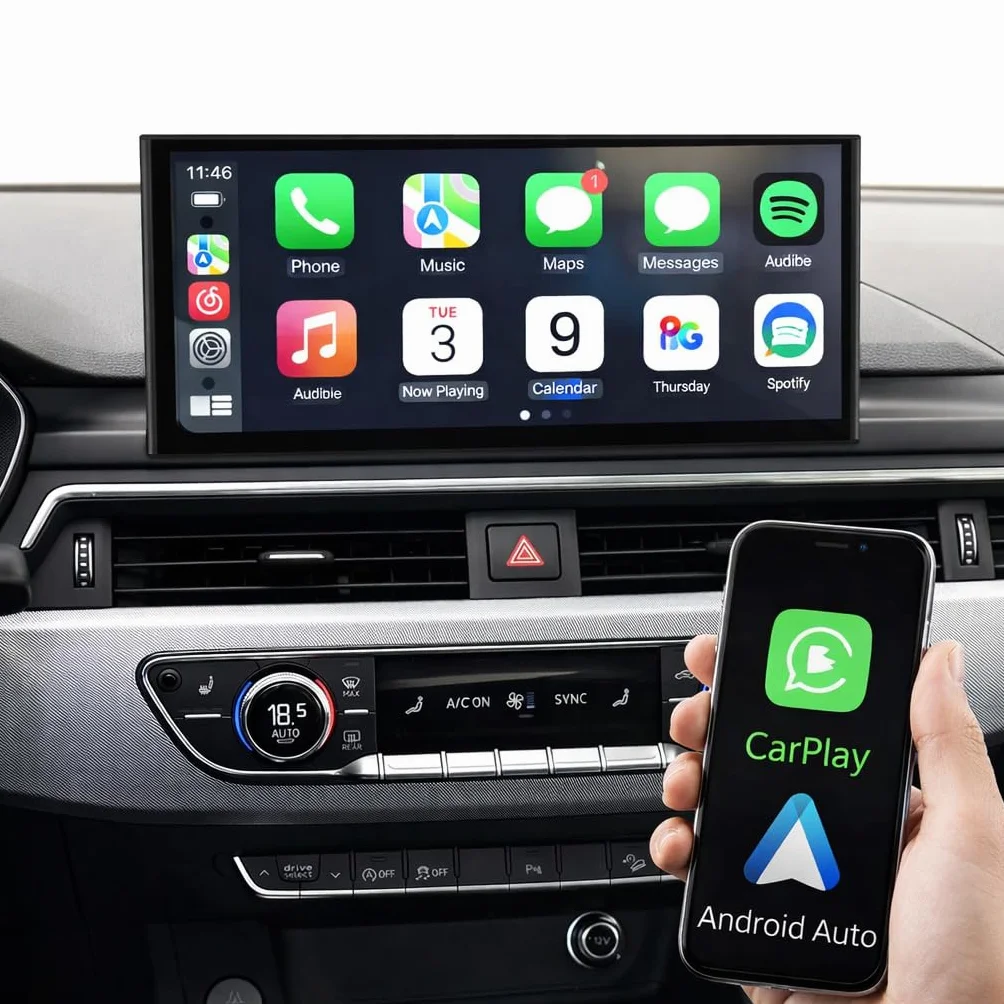 12,3 pollici CarPlay Android Auto per AUDI A4 B9 AUDI A5 F5 | Sistema Linux | Schermo Touch Multimediale Retrofit Plug & Play (2016-2020)