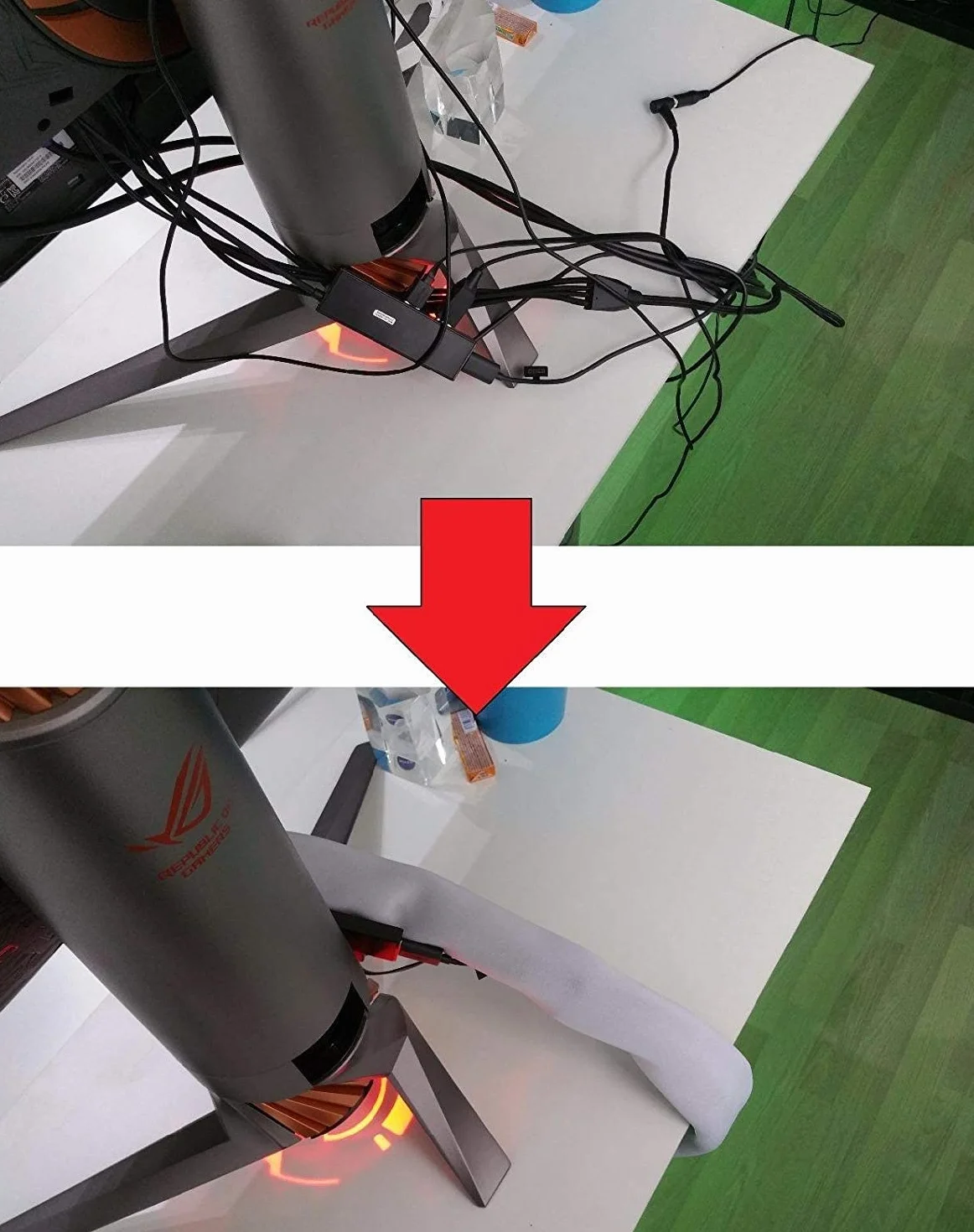 LEADSTAR Guaina per Cavi 3M Organizzatore Cavi in Neoprene per TV/Computer/Audio Manicotti Protezione