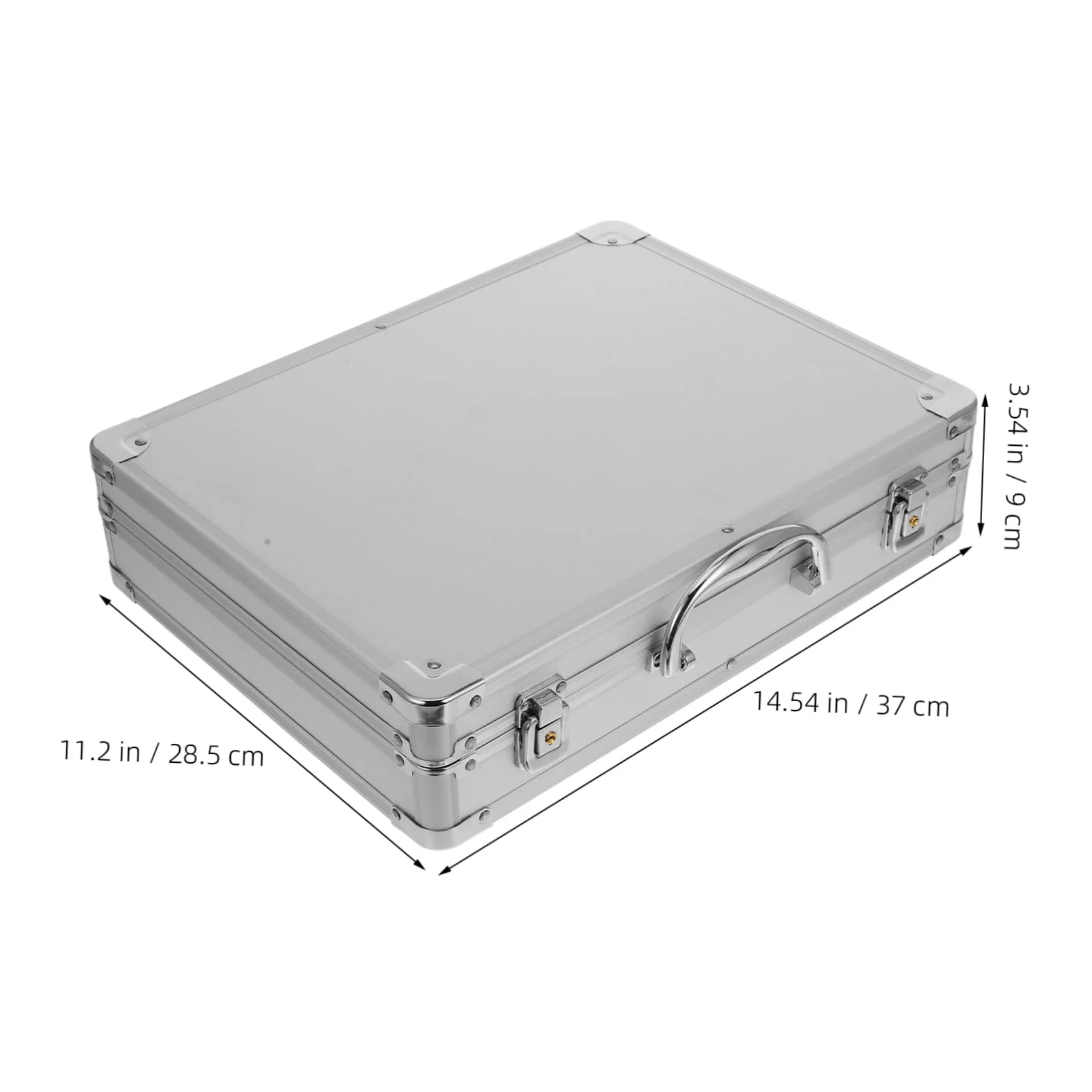 NUOBESTY Degli Attrezzi Multifunzionale in Alluminio Scatola Immagazzinaggio Capacità Maniglia Rinforzata Organizer Per Utensili Portatile Valigetta Per Trasporto Degli Attrezzi e