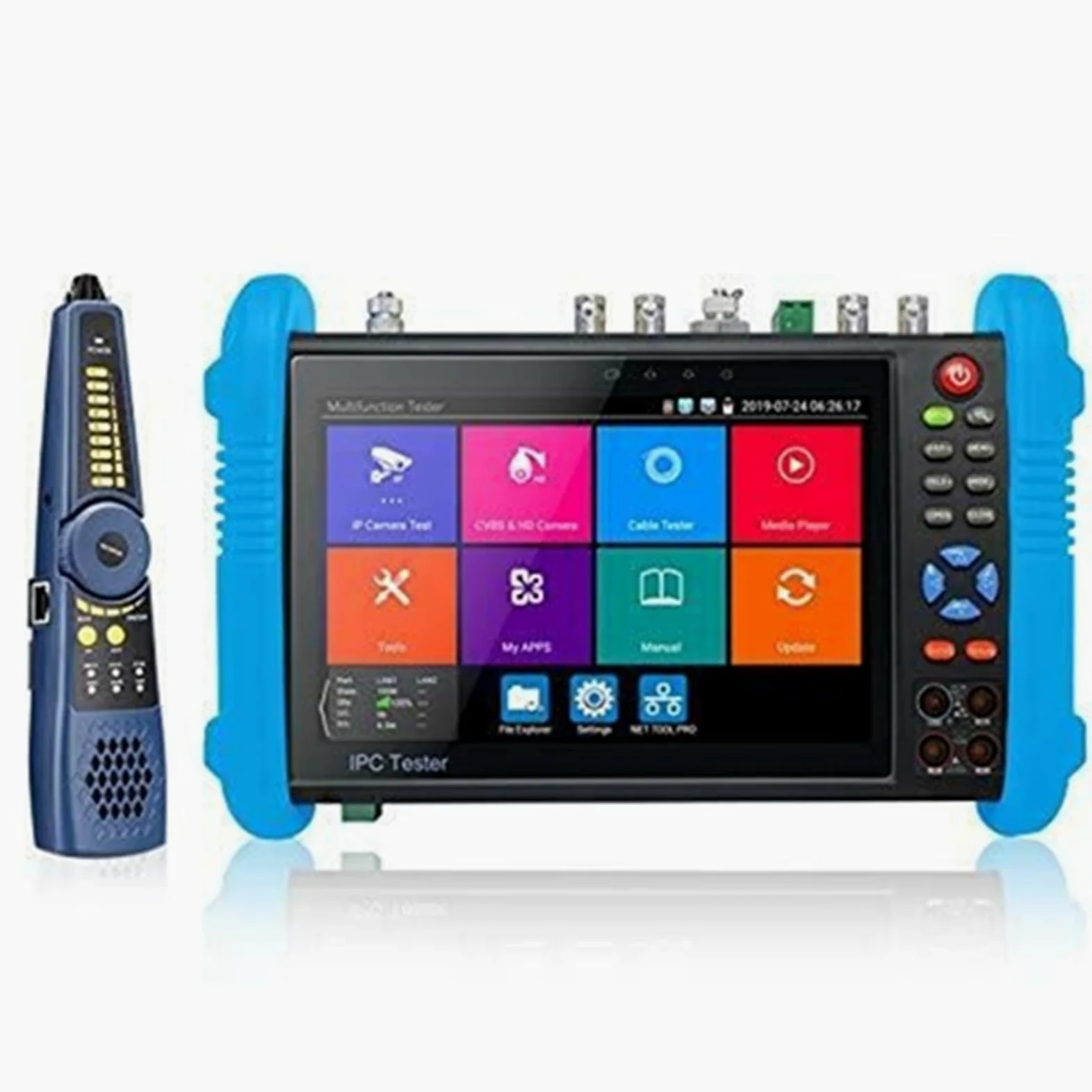 Tester per analizzatori CCTV Network Connect IPC9800MOVTADHSPlus+ Strumento di ingegneria con funzionalità complete Tester for videosorveglianza rete coassiale con touch screen/display LCD