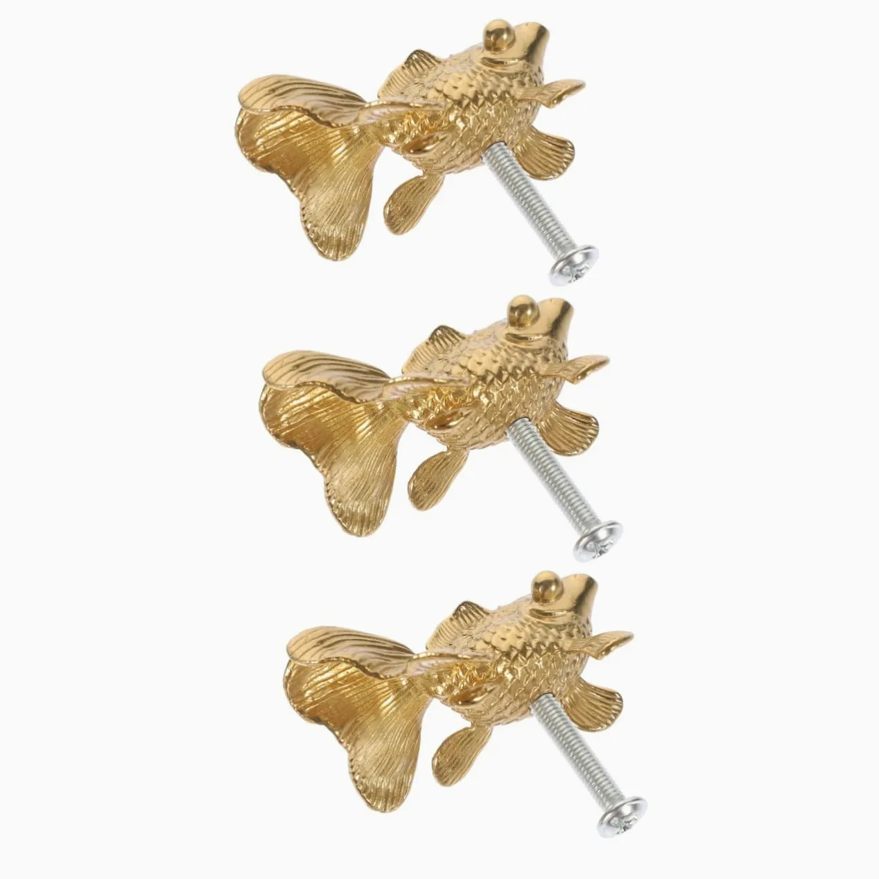 OSALADI 3 Pomelli Decorativi in ​​metallo Per Cassetti A Forma Di Animale Facili Da Usare