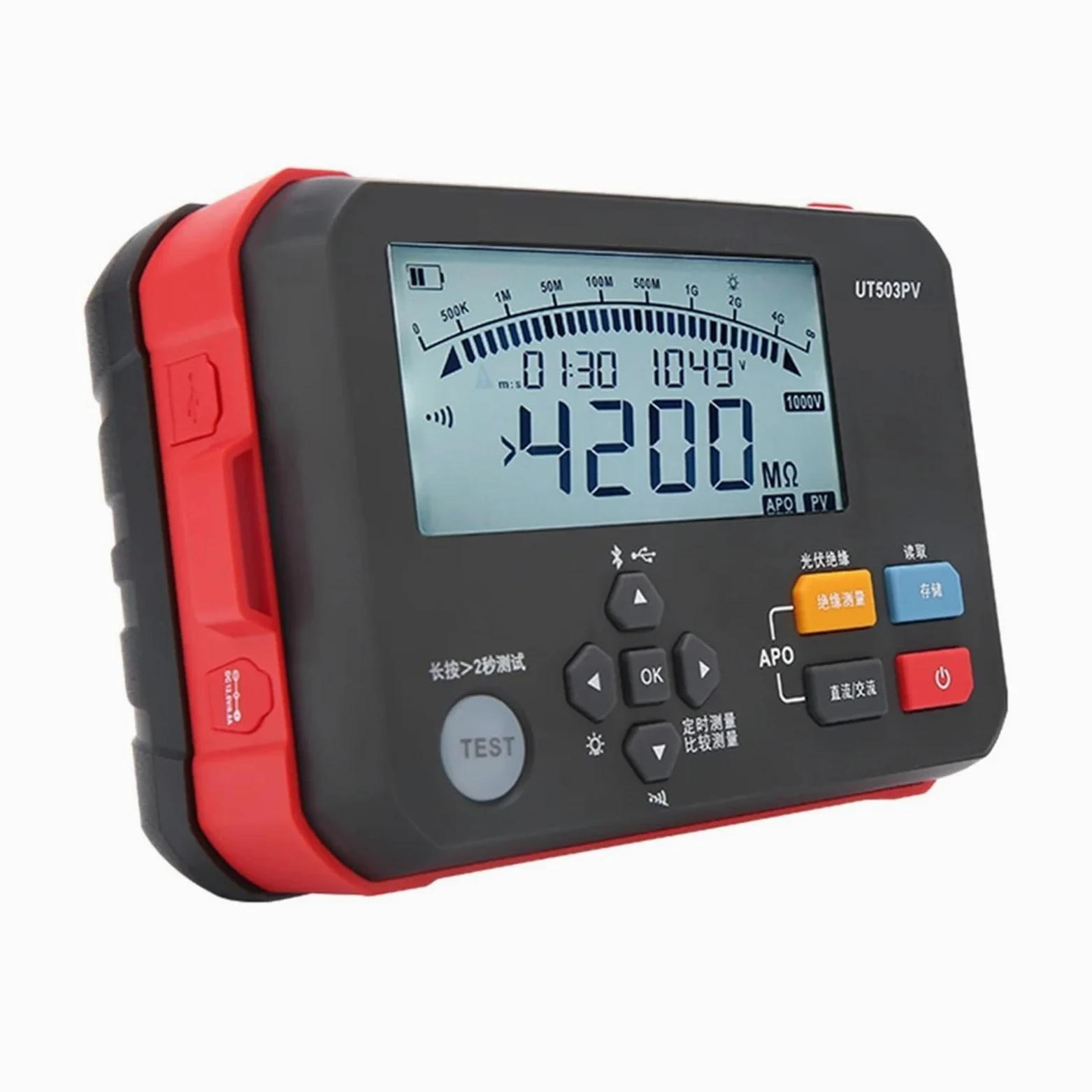 UT503PV Tester Di Resistenza Di Isolamento Misuratore Di Corrente Di Cortocircuito Fotovoltaico Misuratore Di Ohm Misuratore Di Pannelli Fotovoltaici Multitester