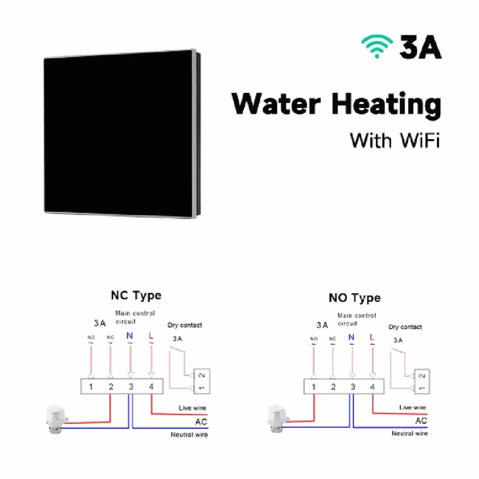 WiFi Smart Termostato Riscaldamento Elettrico Acqua Caldaia Regolatore di Temperatura del Gas
