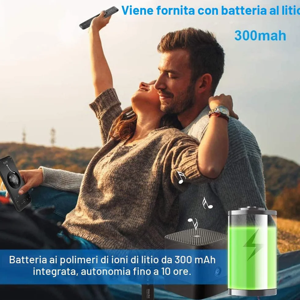 EasyULT Trasmettitore Ricevitore Bluetooth 3 in 1 Ricaricabile, con 300mAh Batteria, Wireless Adattatore Portatile Bluetooth 5.0 con 3.5mm Audio, per TV PC Cuffie Stereo Altoparlanti Auto - Nero