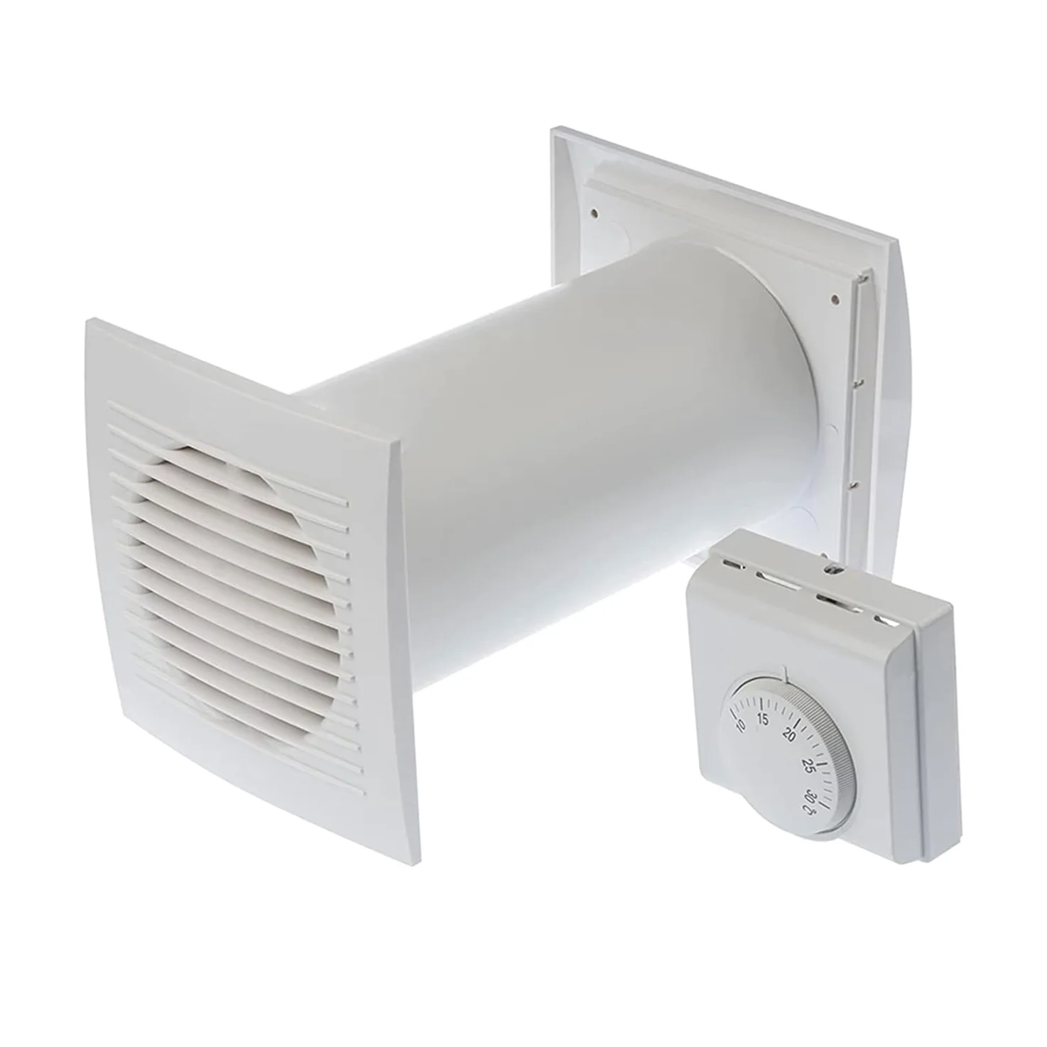 Awenta Cosy CM100 Recuperatore di Calore, Turbina Distributore di Calore 4-in-1 per Distribuzione Aria Calda, con Termostato e Accessori