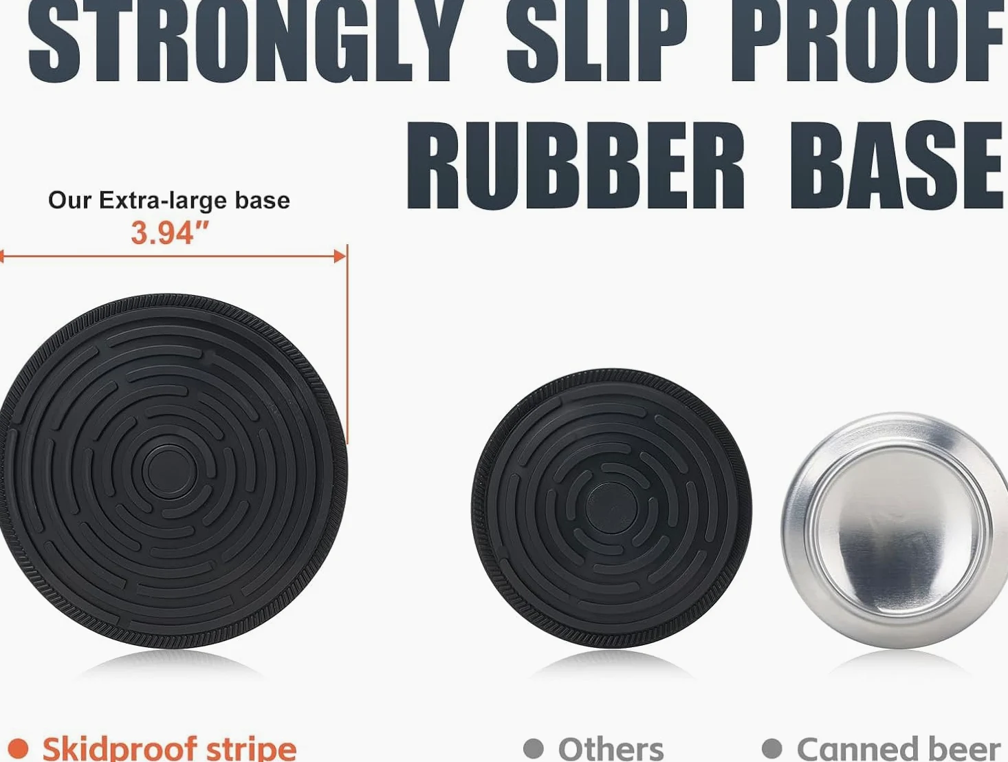 Barra di sicurezza per porta, resistente, con grande base in gomma, 66-127 cm, barra antifurto rimovibile per casa, viaggi, nero opaco