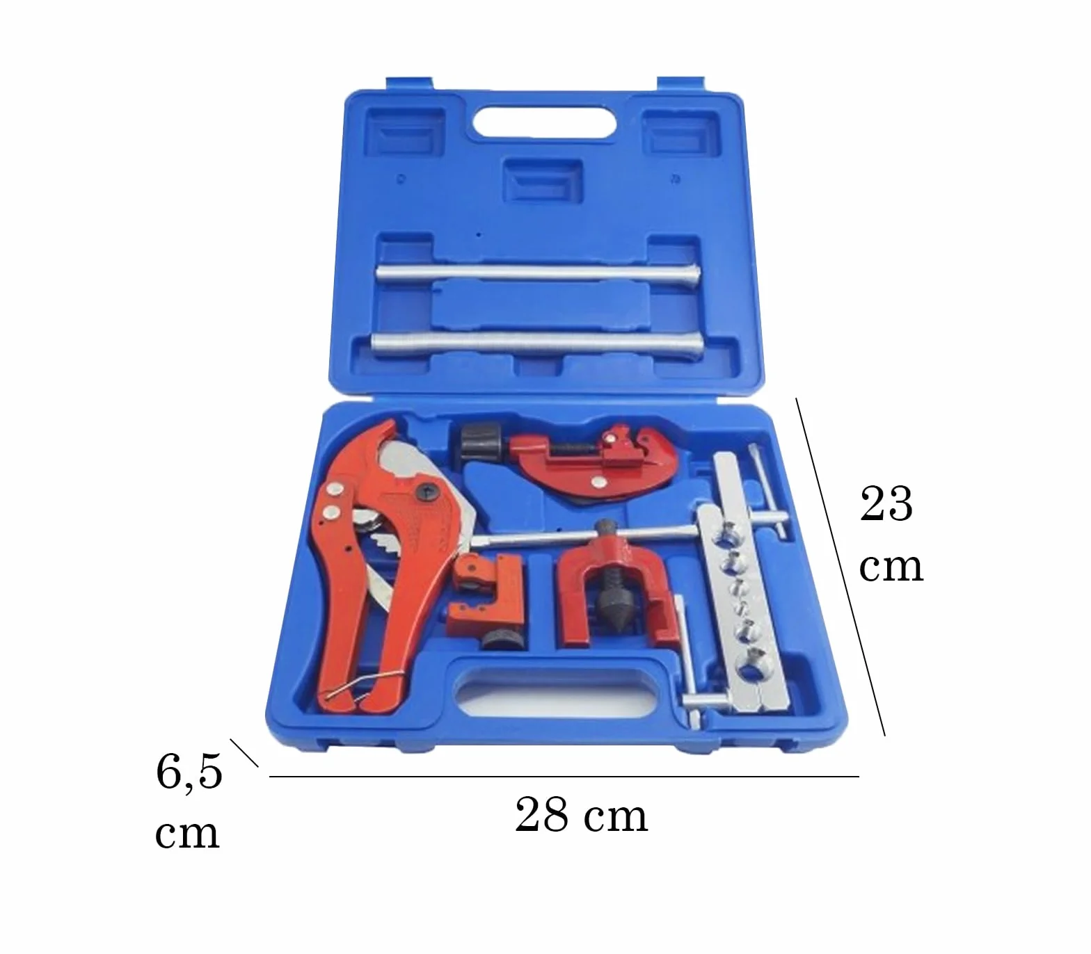 YASTA Pinza Tagliatubi Multistrato 42 mm Cesoia Taglia Tubi Plastica Set 9 Pezzi Utensili Idraulico
