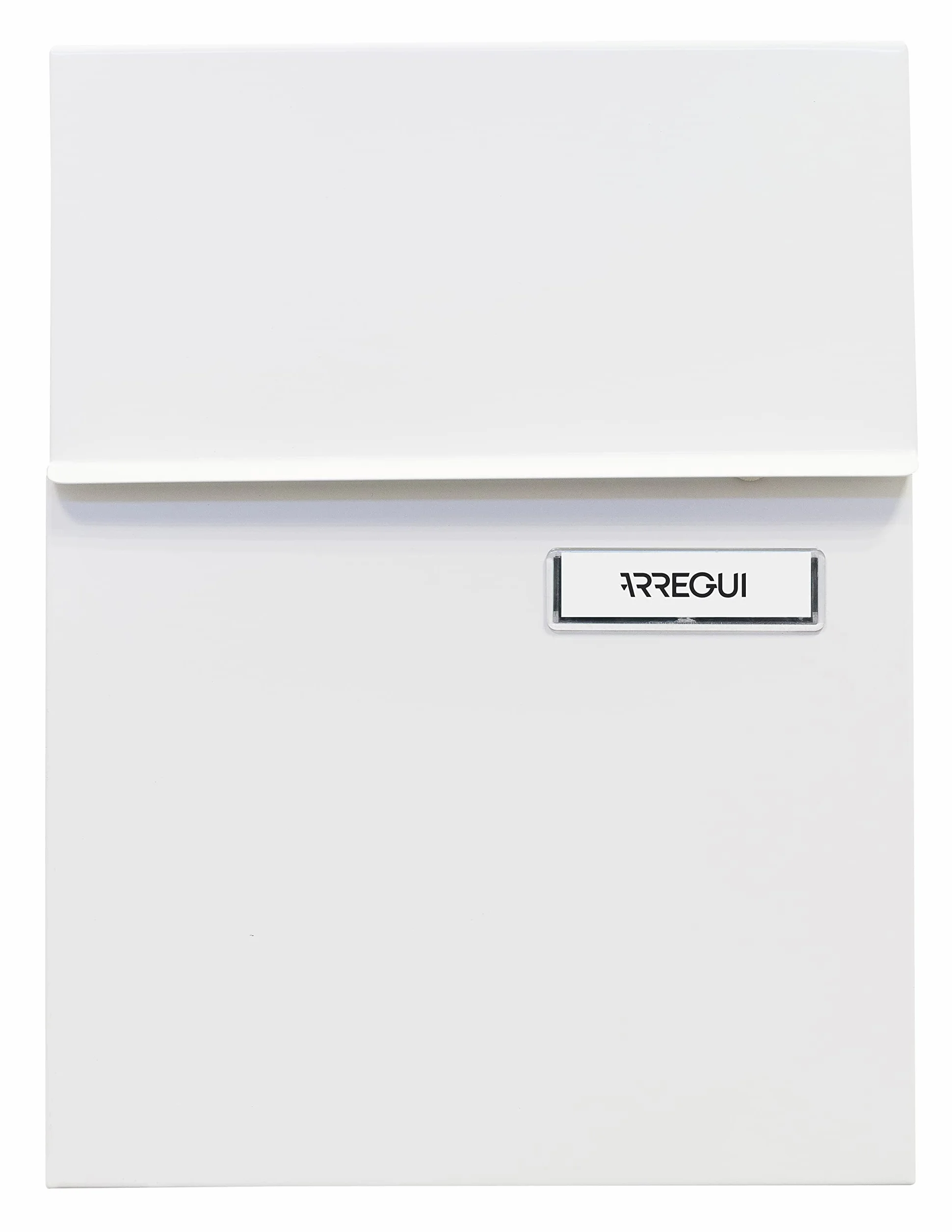 ARREGUI Line E6801 Cassetta Postale Individuale Acciaio, Parete, Serratura, Dimensione S DIN A5, Bianco