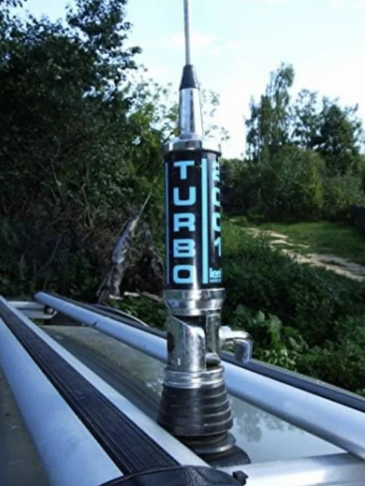 Antenna cb Camion (baracchino) LEMM antenna cb turbo 2001/ Camper e Auto/Omnidirezionale am fm/Stelo conico inox / 27 MHz/Produzione italiana (CROMO)