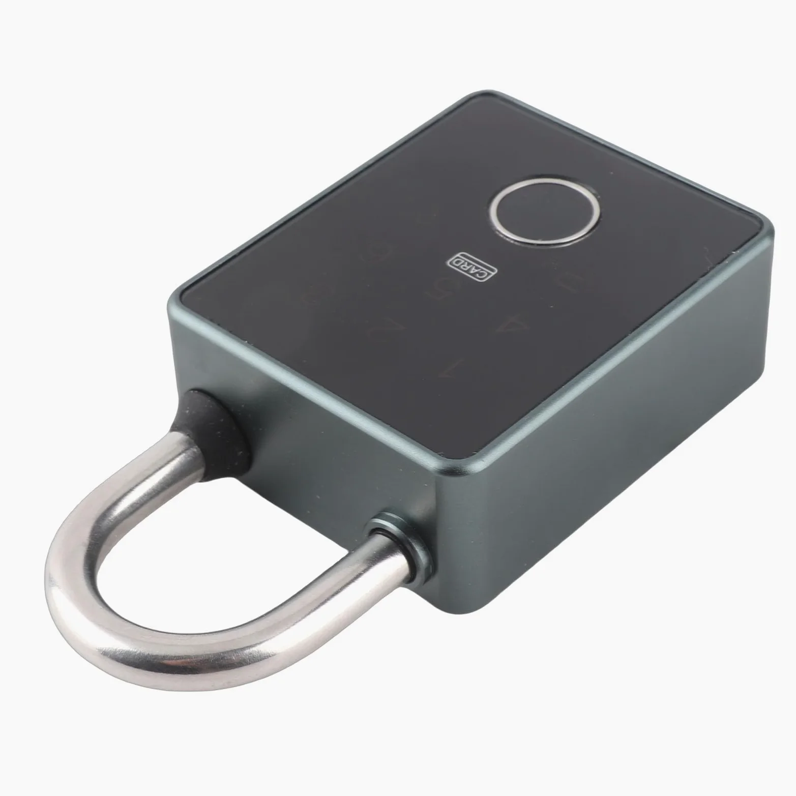 Lucchetto a Combinazione per Armadietto, Serratura per Armadietto Palestra Elettronica Intelligente Senza Chiave Controllata APP Biometrica con Impronte Digitali, Serratura per Capannone con