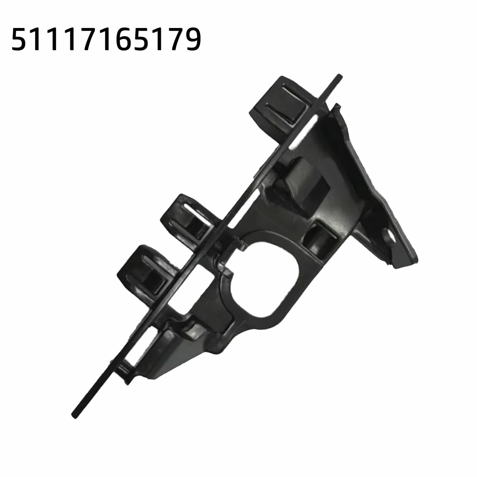 Staffa di supporto paraurti anteriore sinistro lato conducente per E85, E86 e Z4 (2003-2008) - Ricambio diretto in plastica staffa di supporto parte n. 51117165179