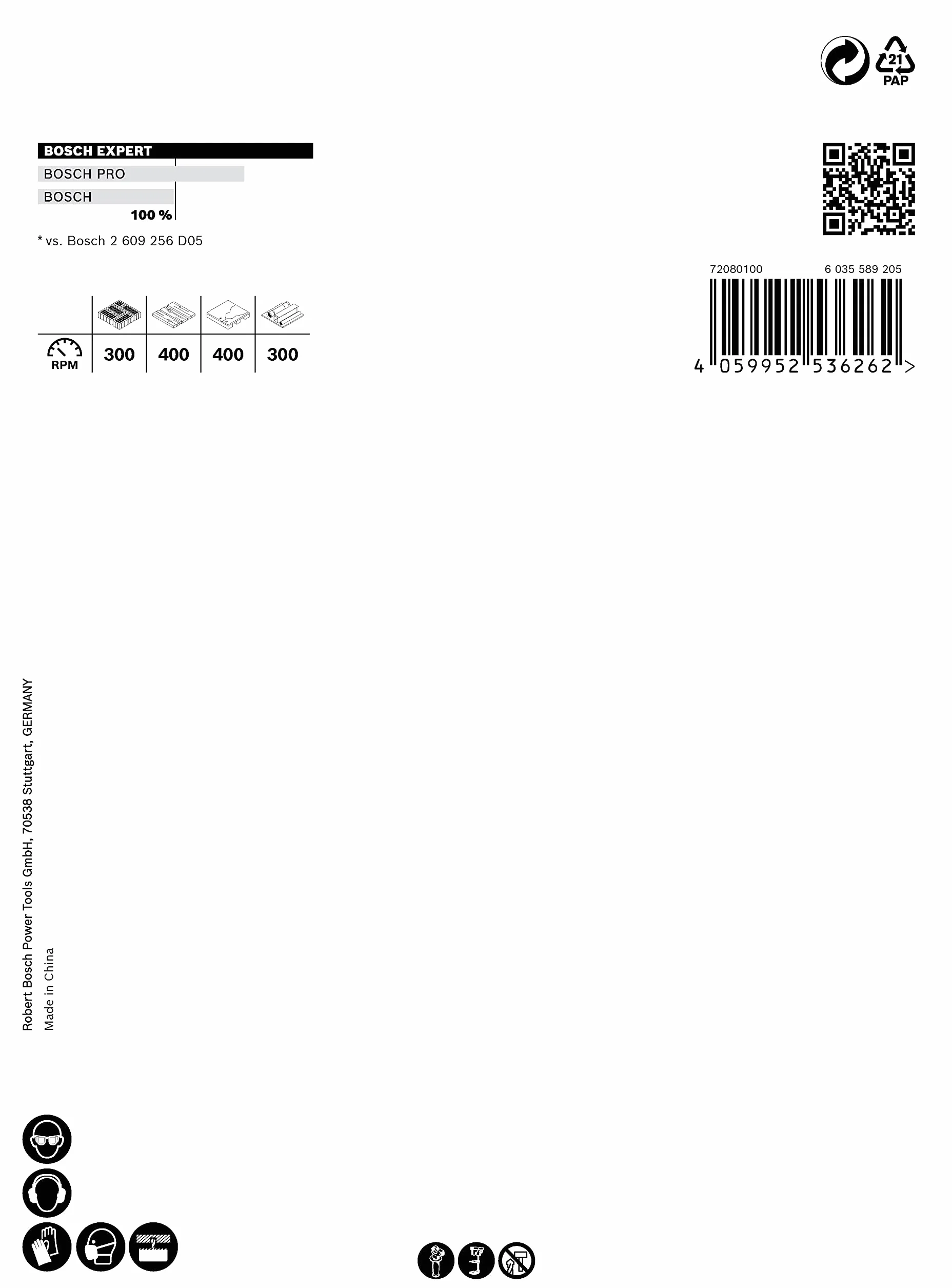 Bosch Professional Expert Construction Material Seghe a Tazza Ø 102 mm per Legno Tenero