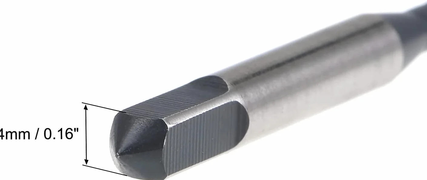 TOP-VIGOR Maschi filettati a spirale M4 x 0,7 mm HSS nitrurazione H2 2 pezzi