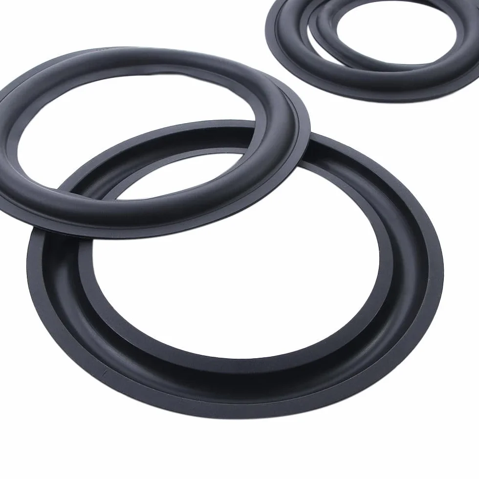 Anello di riparazione per altoparlanti pieghevole, parti di riparazione in gomma per bordi degli altoparlanti, accessori per la riparazione degli altoparlanti (20,3 cm)