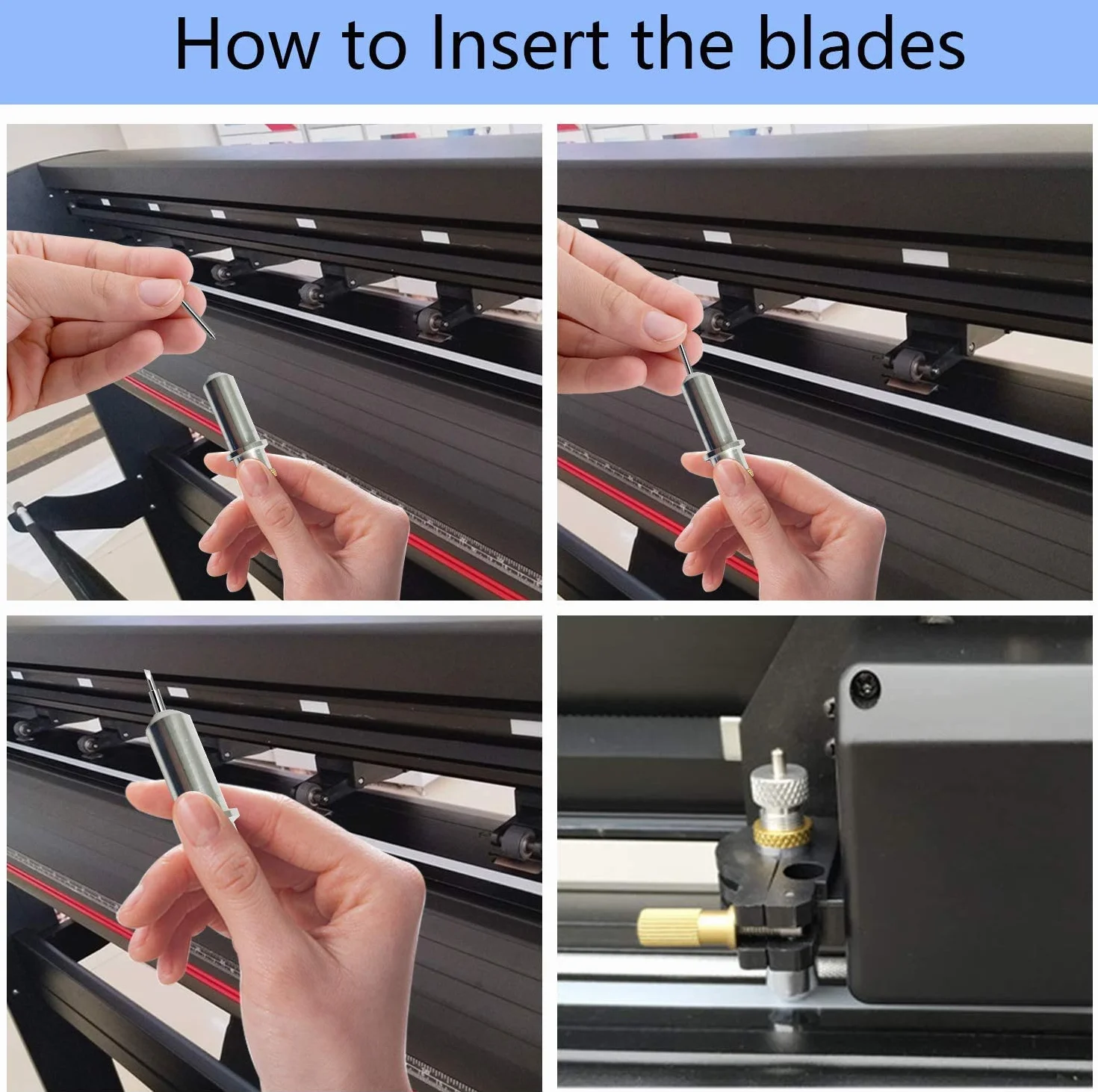 Gebildet 15 pz Coltello da Taglio Roland Lama per Plotter in Acciaio al Tungsteno 30/45/60 Gradi