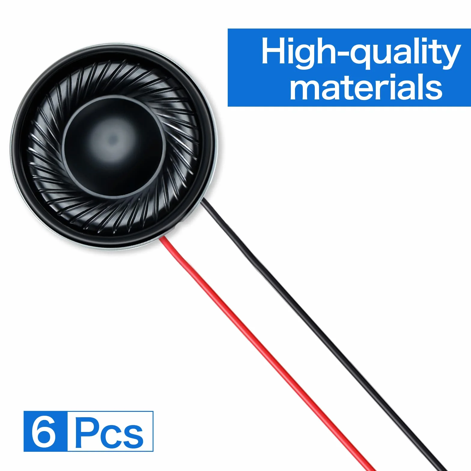 Weewooday Altoparlante Magnetico Interno Rotondo con Guscio Metallico Piccolo 2W 8 Ohm Micro Altoparlante Interno per Mini Speaker DVD EVD Altoparlanti Multimediali