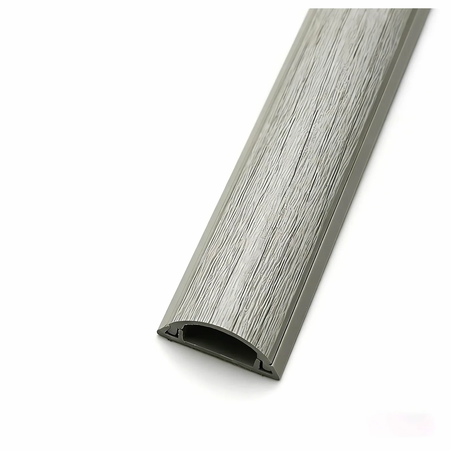 Passacavi Canale per La Gestione dei Cavi con Superficie Effetto Legno, Passacavi Autoadesivi per Pavimento/Parete, Copricavo in PVC(Style C,Model C)
