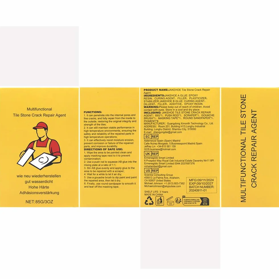 Kit Riparazione Piastrelle e Vasca da Bagno 85 g