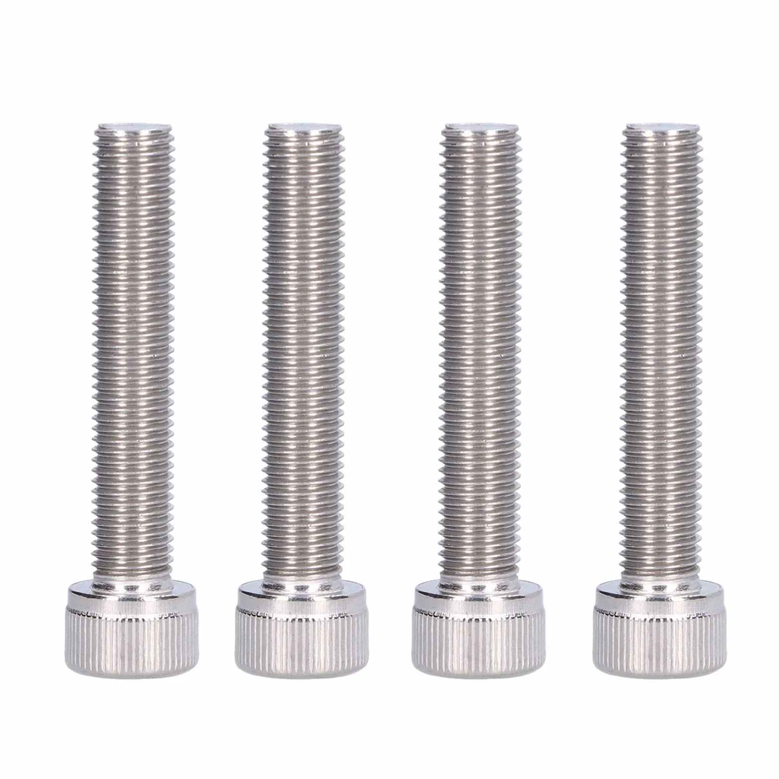Bullone Esagonale M10x1,25 A2 Acciaio Inossidabile Vite a Passo Fine M10*55 4 Pezzi
