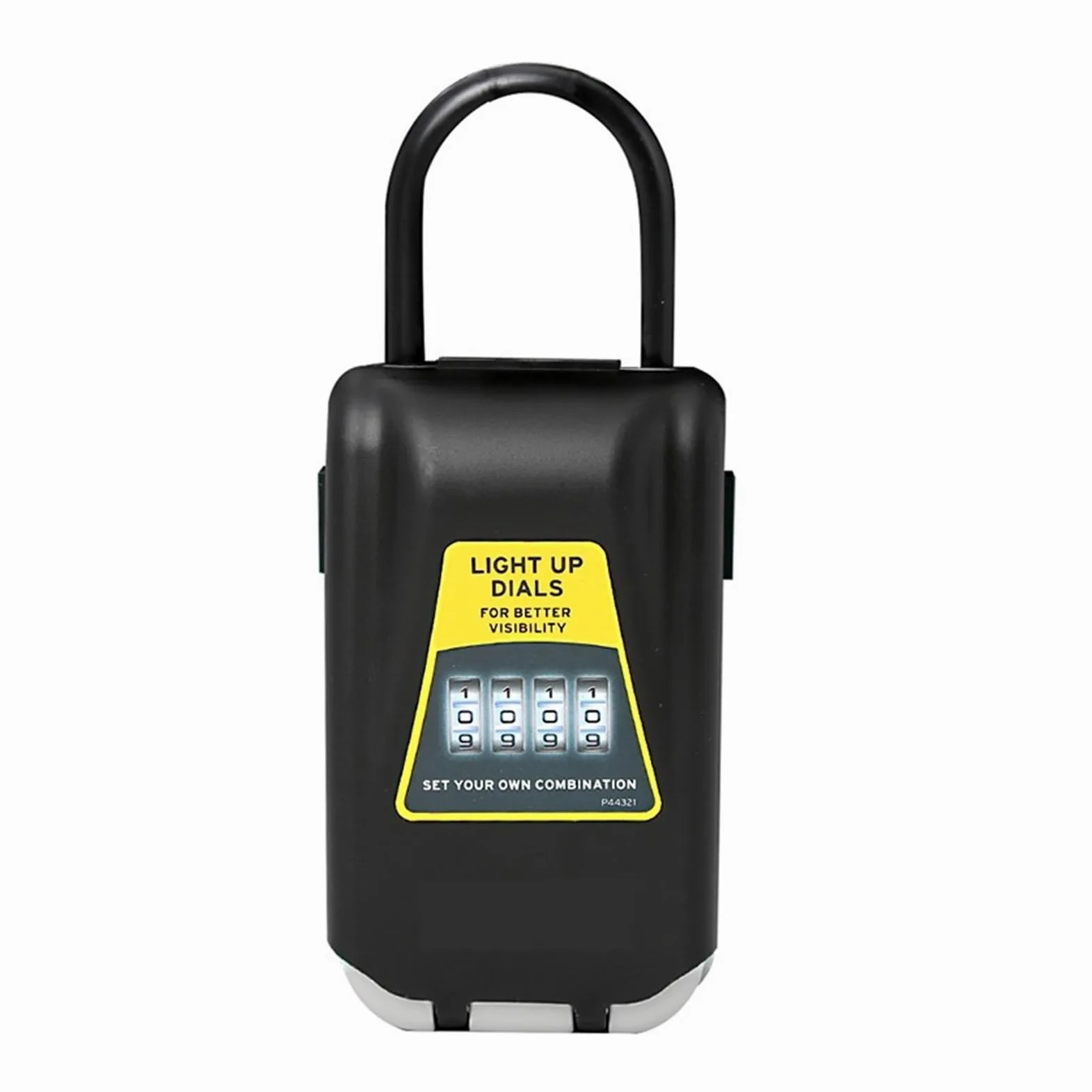 Cassetta di sicurezza, mini cassaforte portatile con combinazione, password blocco, gioielli, contanti, carte, telefono, piccole scatole stoccaggio cavo metallico fisso Accesso rapido(5424D)
