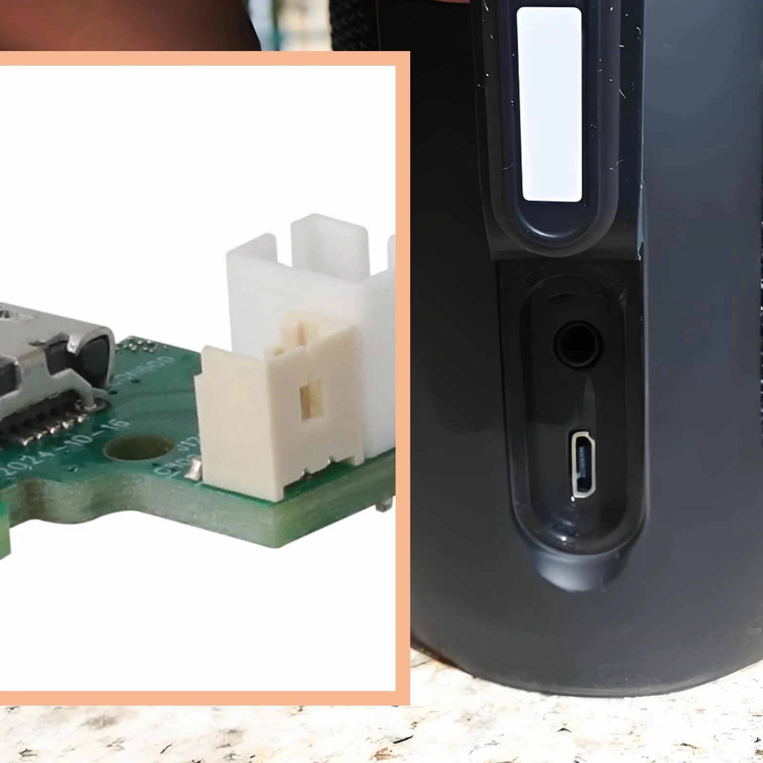 The Lord of the Tools 1 Pz Micro USB Caricabatterie Porta Di Alimentazione Scheda Di Alimentazione Connettore Altoparlante Porta Di Ricarica Micro USB Compatibile Con JBL Flip4 TL GG