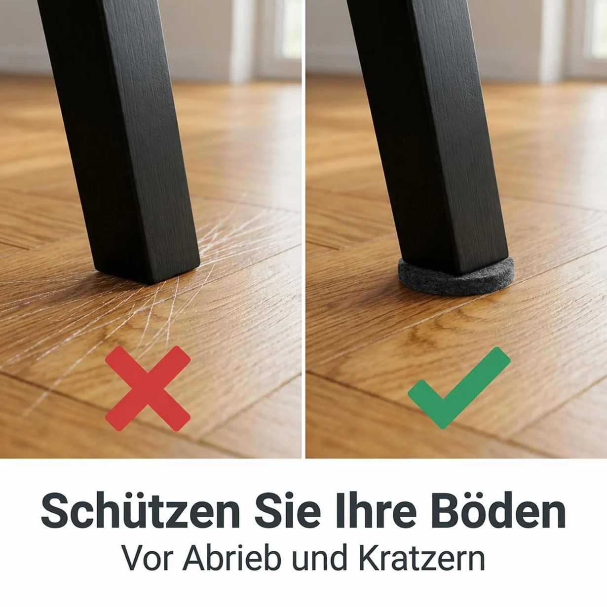 Peha Feltrini Mobili scivola autoadesiva 5,0 mm altezza Ø 50 mm 4 pezzi