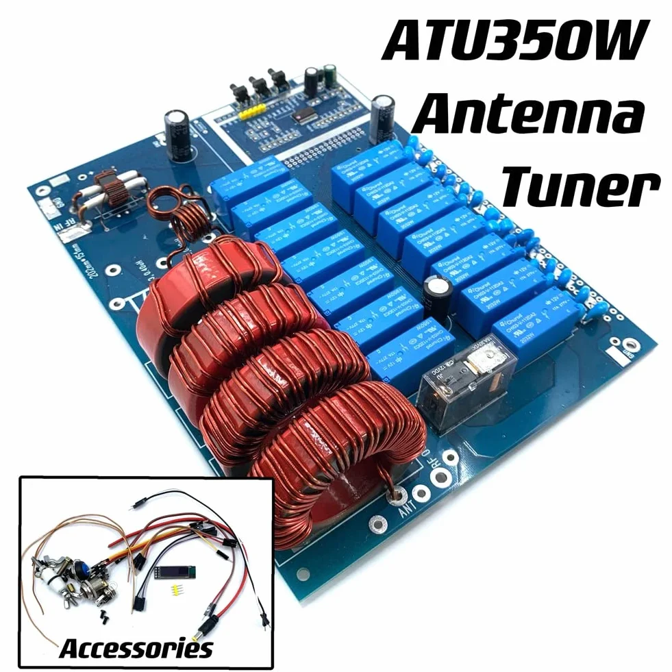 ATU350 3,5-54 MHz 350 W HF sintonizzatore antenna automatico per sintonizzatore di antenna kit fai da te di N7DDC ATU-100 aggiornato