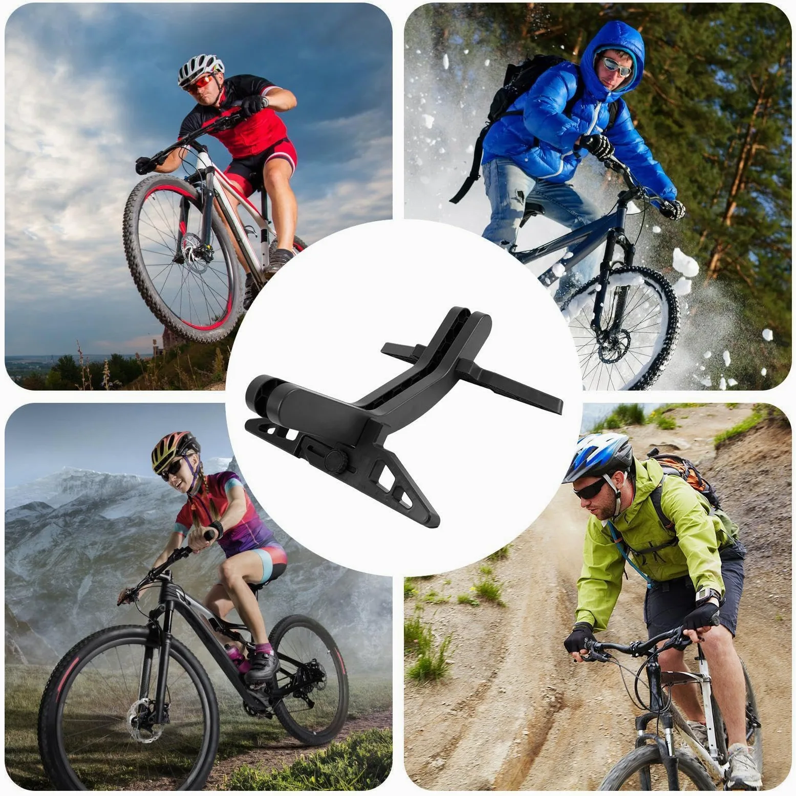 Supporto per bicicletta per garage, carico pesante, regolabile, stabile e | Cavalletto di supporto per bicicletta, scooter, e-bike, bici da corsa, garage, appartamento, parcheggio, interni e