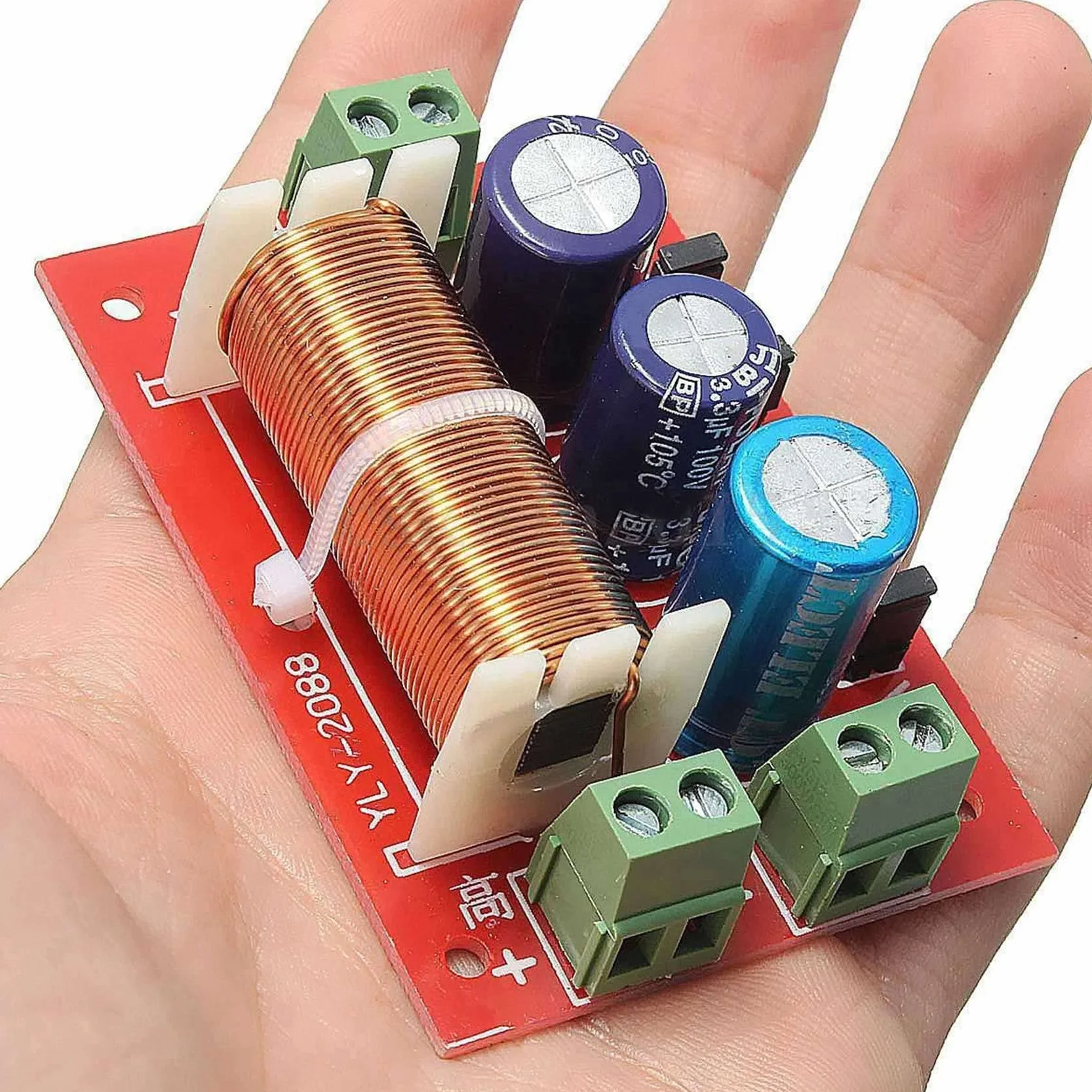 4X 400W Altoparlante Crossover 2 Vie Alto-Basso 4-16 Ohm Divisore di Frequenza per Altoparlante