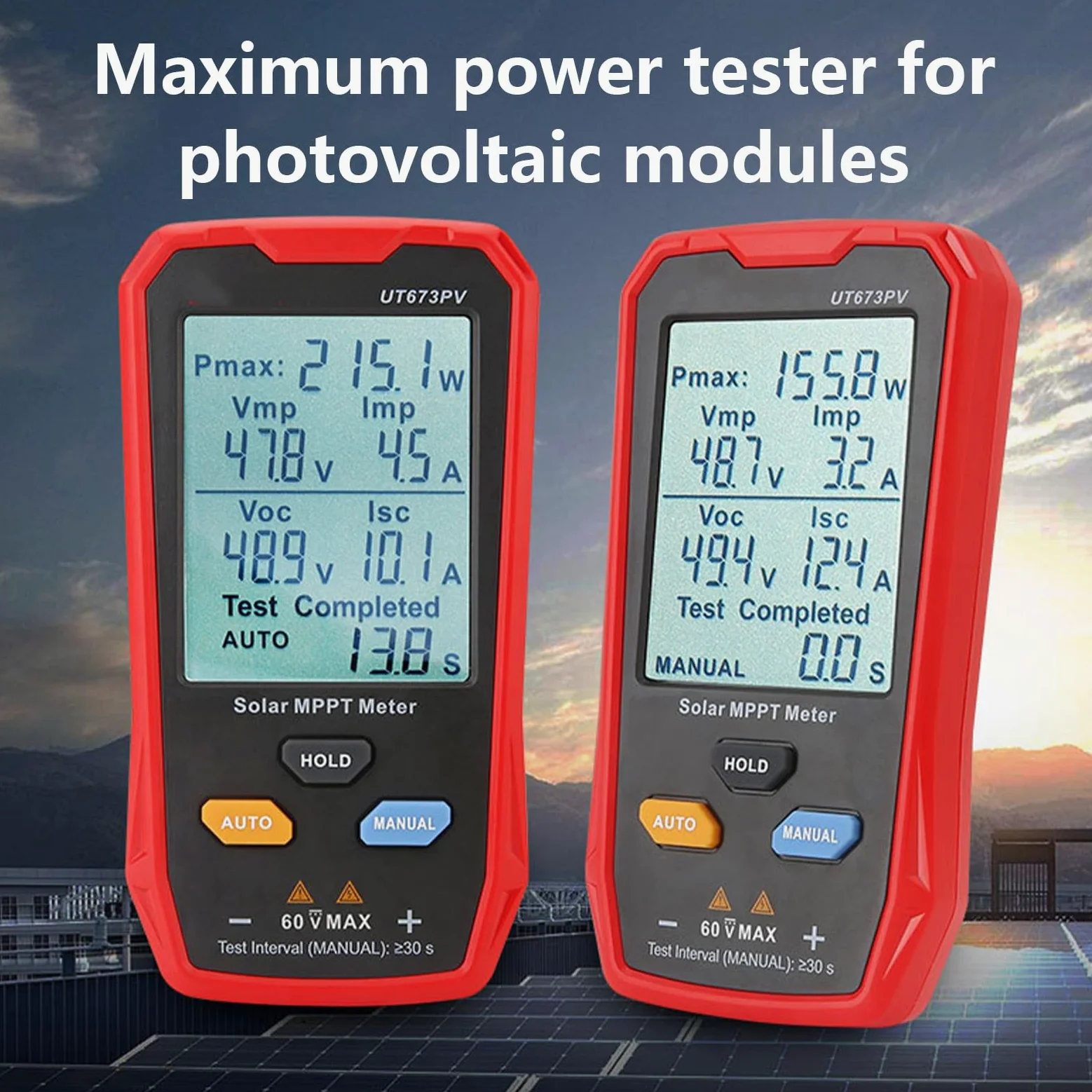 Multimetro fotovoltaico Tester per pannelli solari MPPT Meter Strumento di risoluzione dei problemi a circuito aperto per tester del pannello di prova