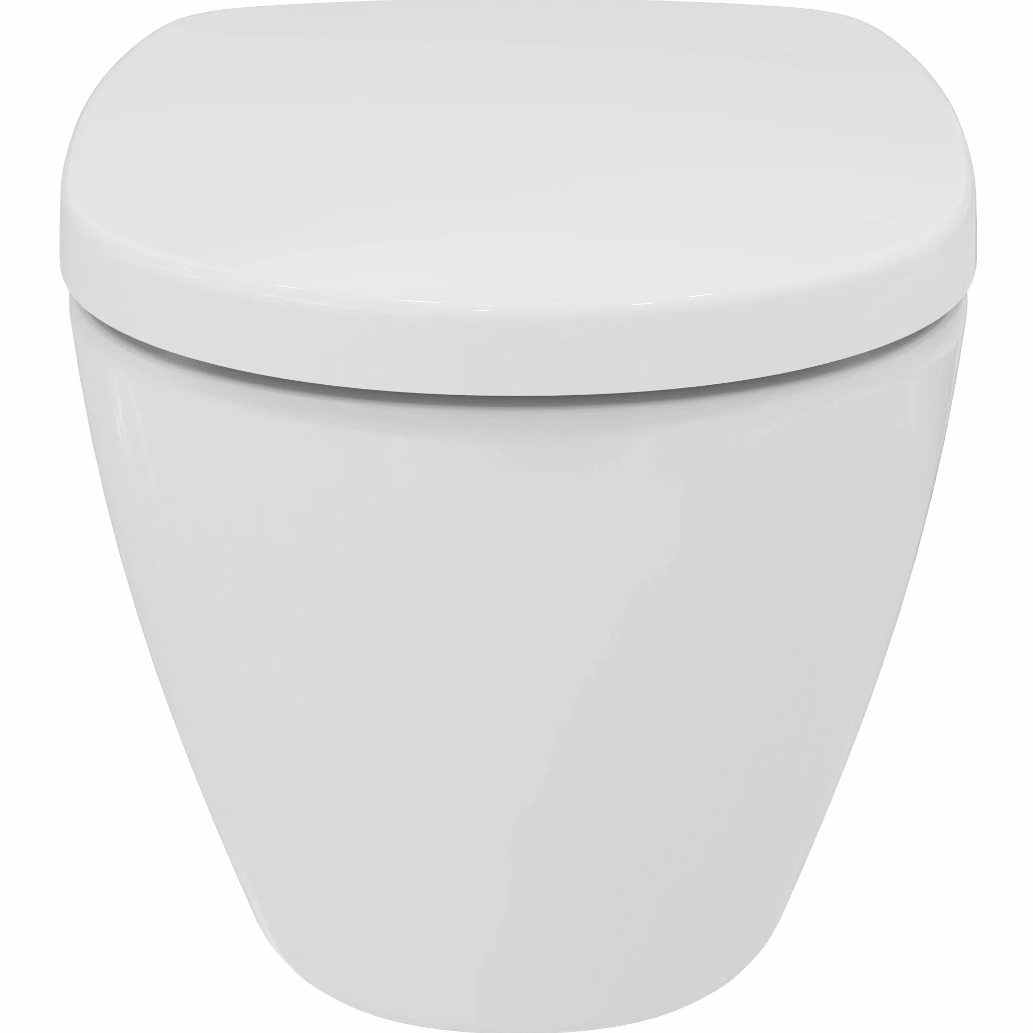 Ideal Standard - Connect, WC a parete completo di sedile WC a chiusura lenta, E-Packaging dedicato al trasporto in ceramica, bianco