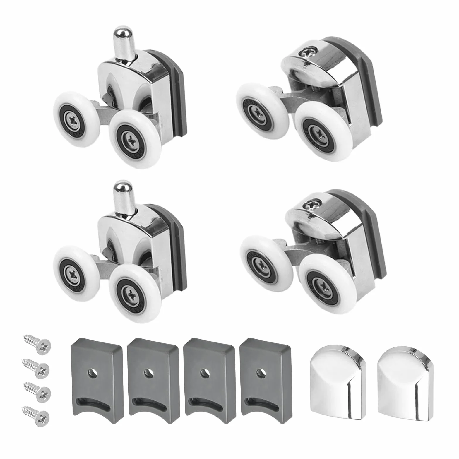 Ruote per porta doccia 23 mm porte scorrevoli in vetro bagno