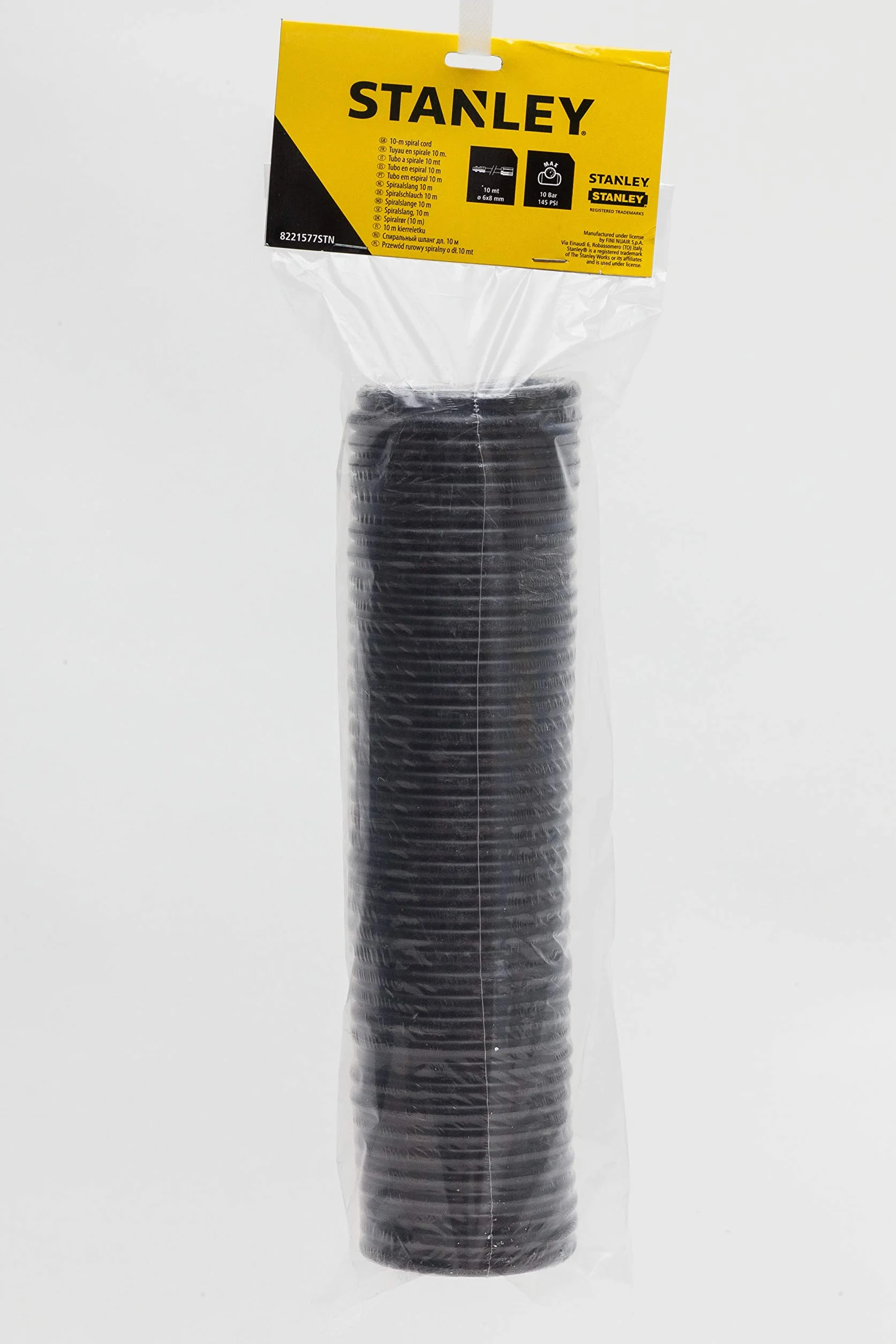 Stanley Tubo Spiralato 10 Metri Attacco Rapido