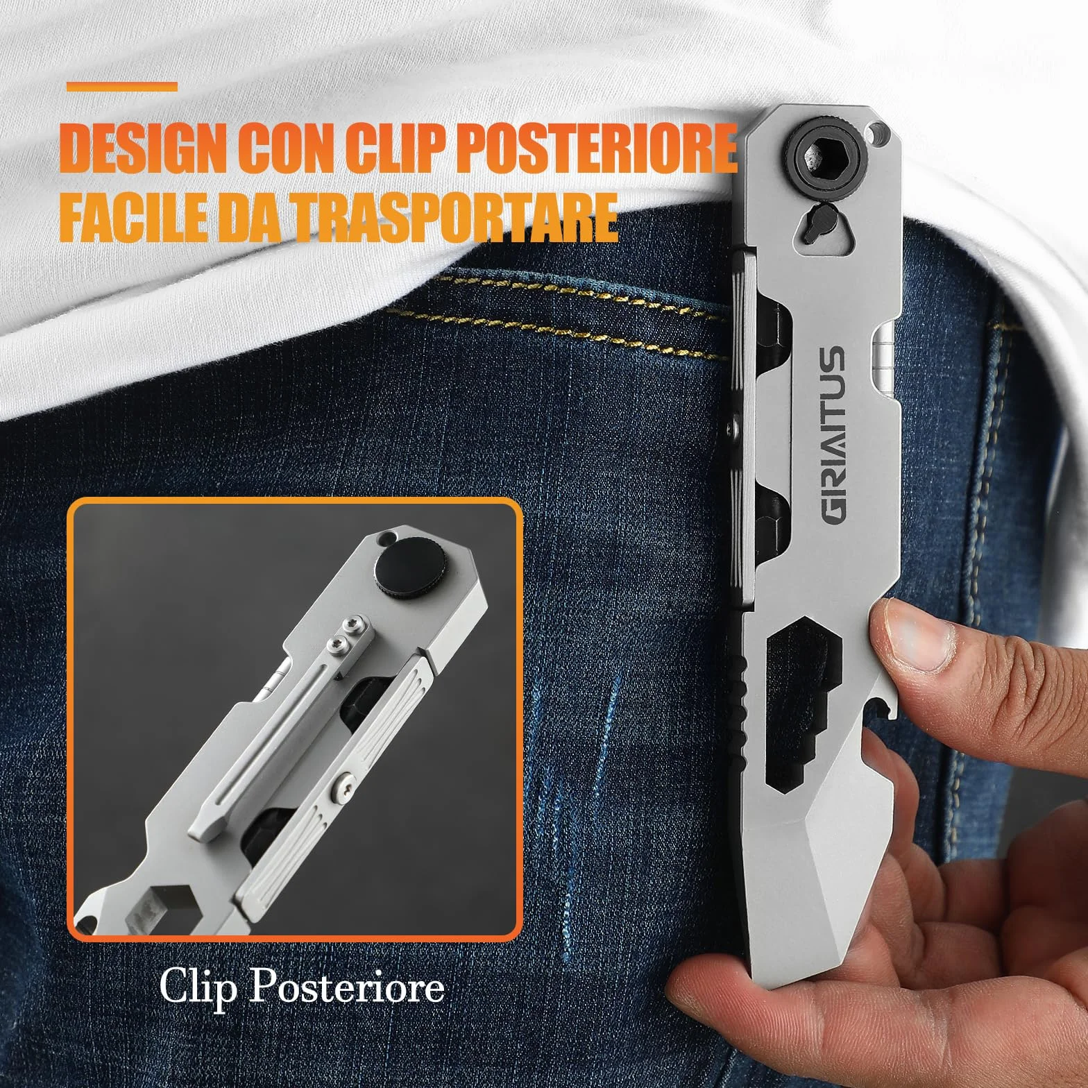 Edc Pry Bar 10In1 Multitool Idee Regalo Uomo Donna Regali Natale con Cacciavite a Cricchetto Bidirezionale E Penna Eterna, Chiavi, Piede Di Porco, Apribottiglie