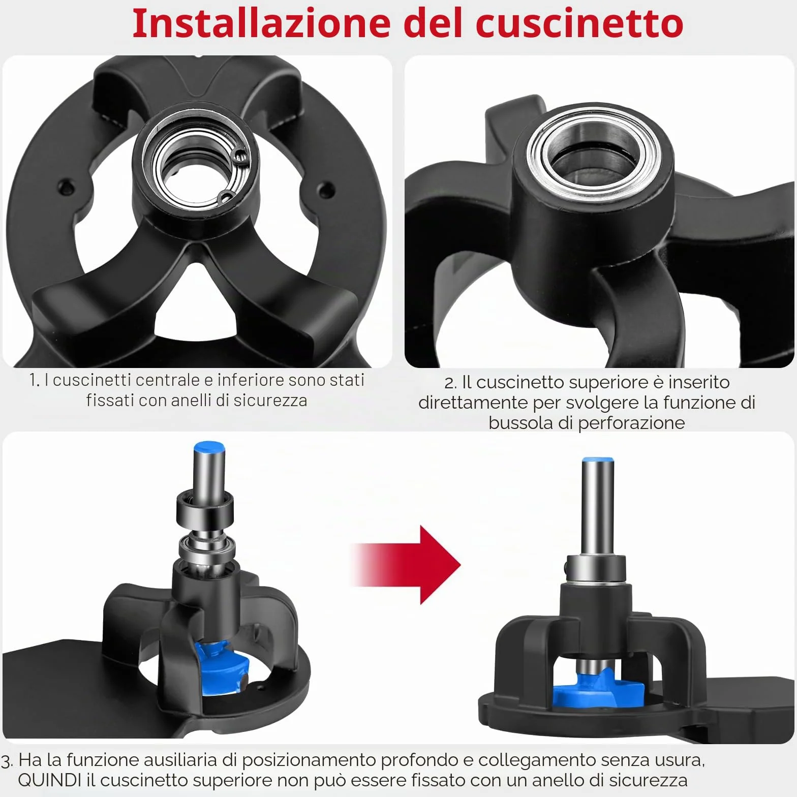 XUNTOP Dima di Foratura Cerniera 35mm Doppia Clip Fissa per Cerniere Nascoste in Lega di Alluminio