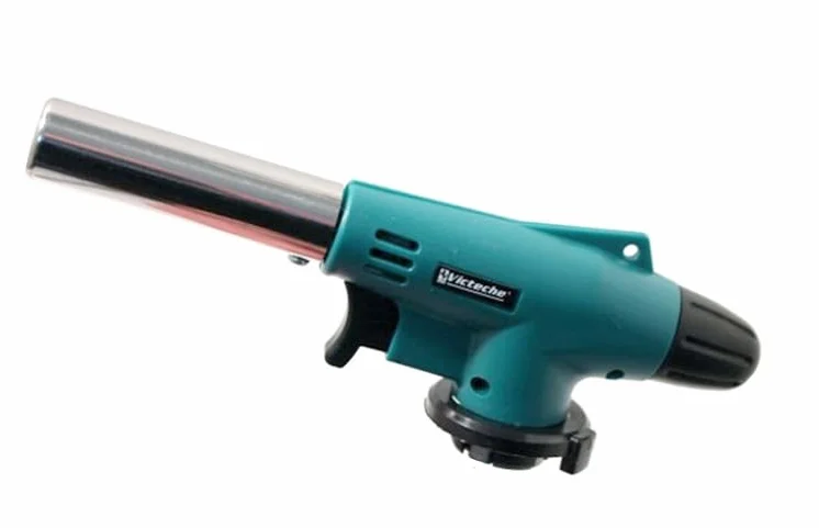 SALDATORE BRUCIATORE SVERNICIATORE CANNELLO A GAS CON ACCENSIONE PIEZO 227GR