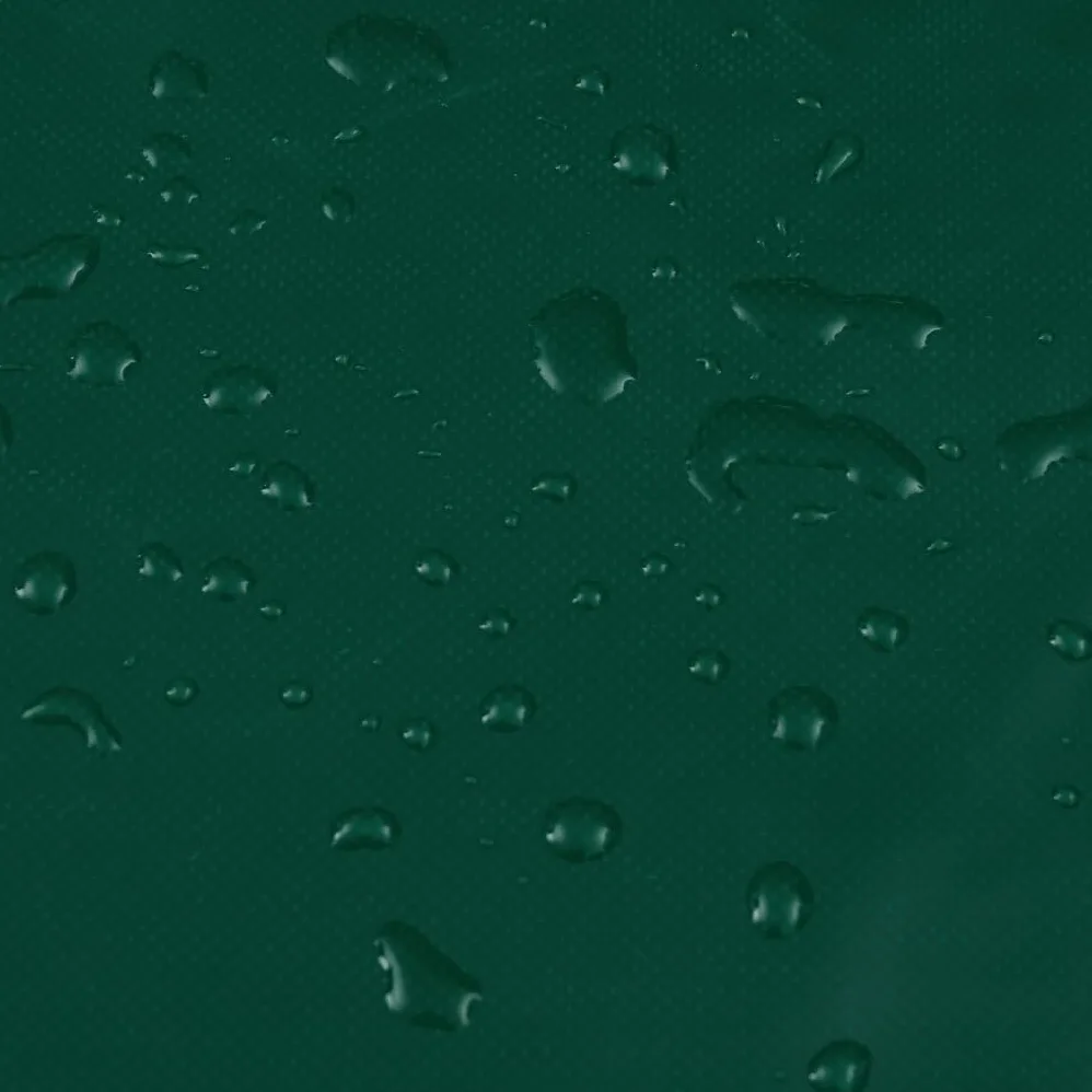 Telone verde in tela con rivestimento in PVC, 1 x 2,5 m, 650 g/m², impermeabile, antistrappo, con occhielli, resistente alle intemperie e ai raggi UV, versatile, per giardino, campeggio, auto