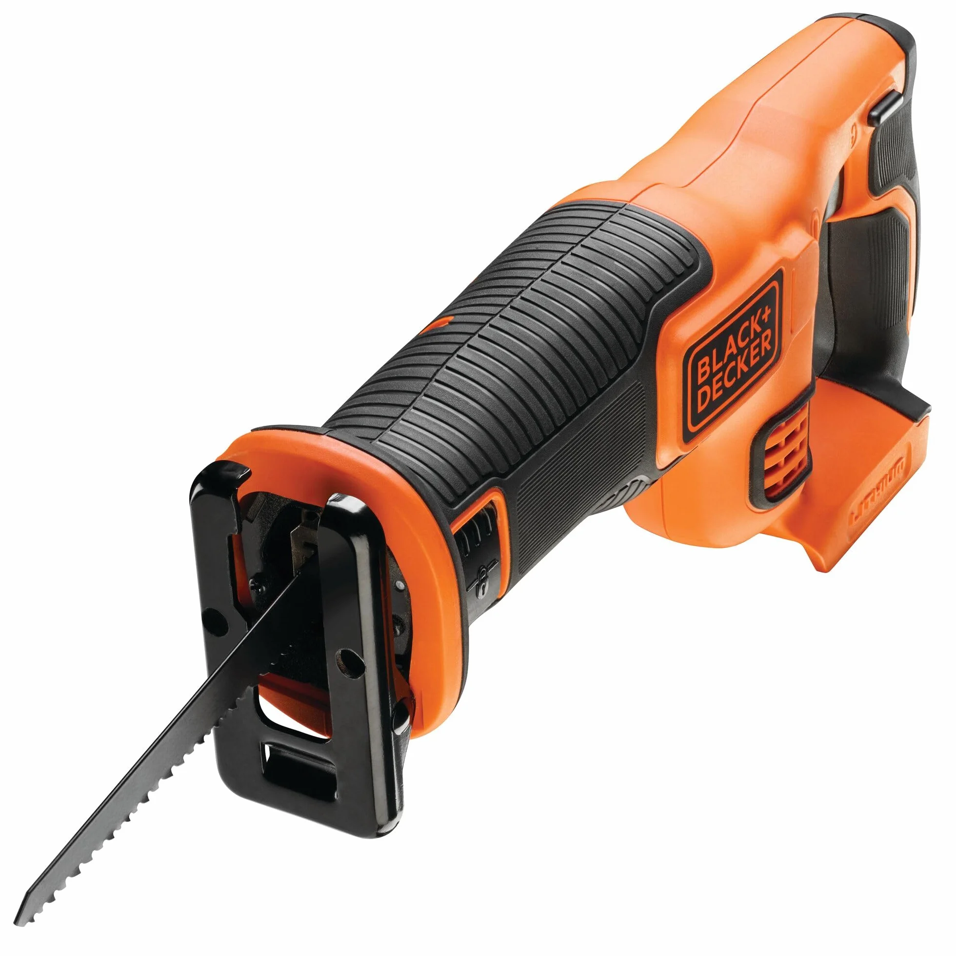 BLACK+DECKER SEGA UNIVERSALE 18V LITIO UNITÀ SENZA BATTERIA E SENZA CARICABATTERIE Velocità variabile 0-3000 corse/min; Lunghezza corsa lama 22mm. In dotazione: 1 lama da 15cm BDCR18N-XJ