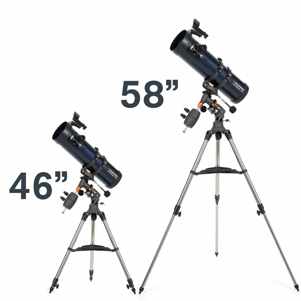 Celestron 31051 AstroMaster 130EQ Telescopio riflettore newtoniano a motore, blu scuro