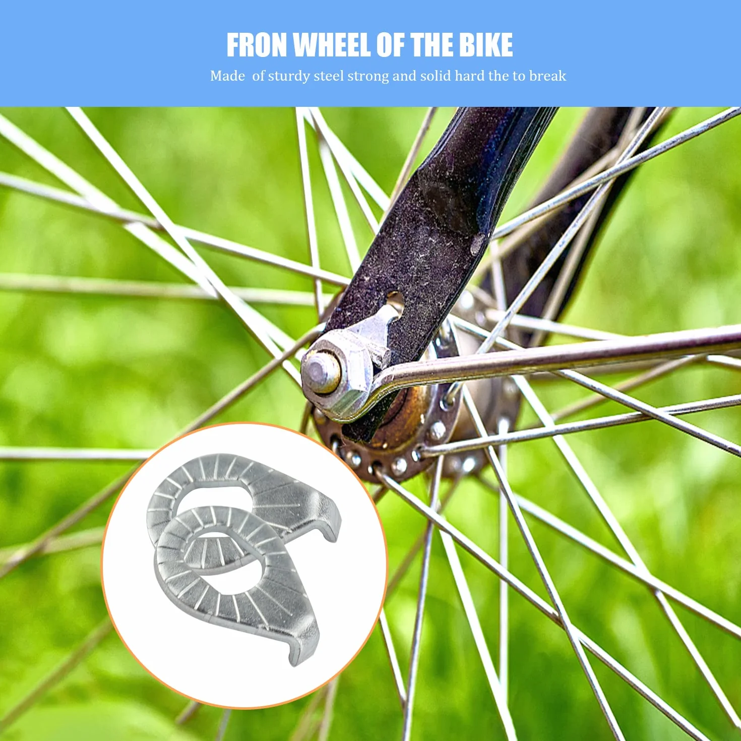 Dadi Flangiati Rondella Sicurezza Bicicletta Acciaio Inox Esagonali M8 M9.5 M10 Mozzo Anteriore Posteriore