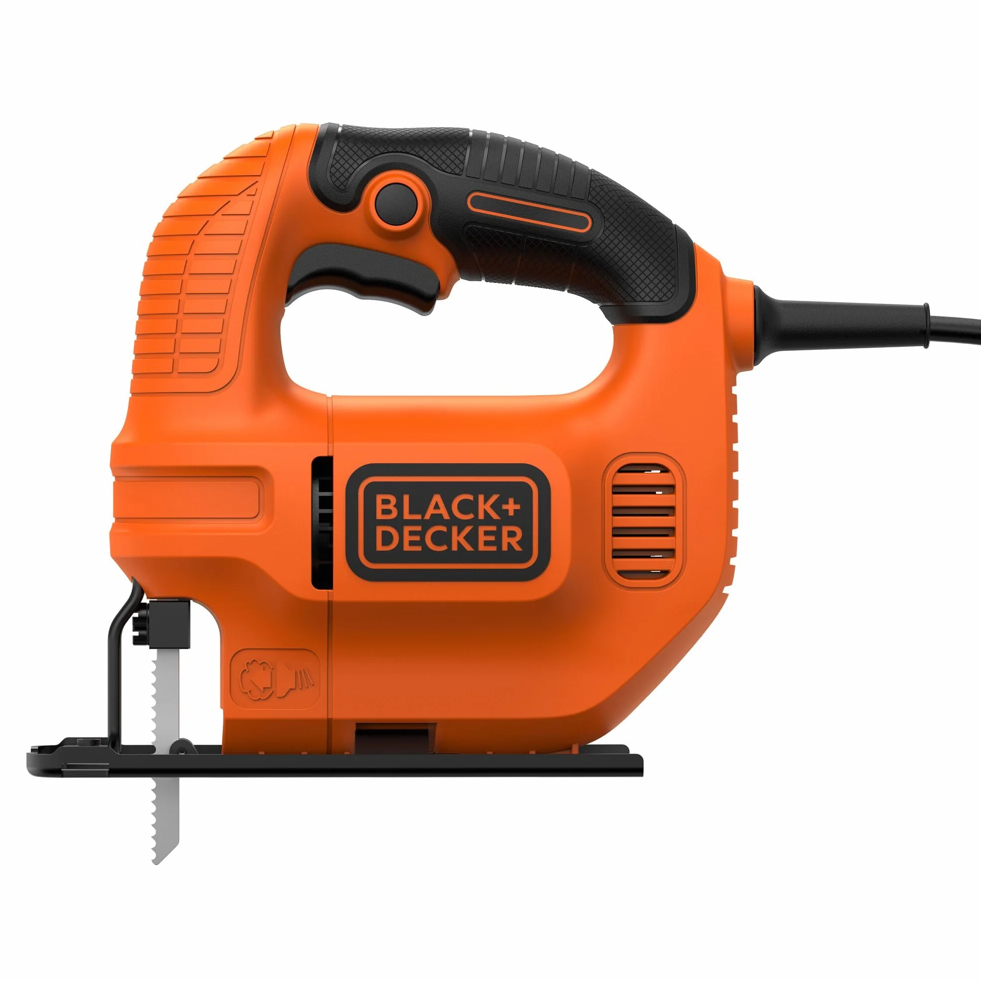 BLACK+DECKER Seghetto alternativo 400W. Sistema di inclinazione per tagli a 45°. 230 V. KS501-QS