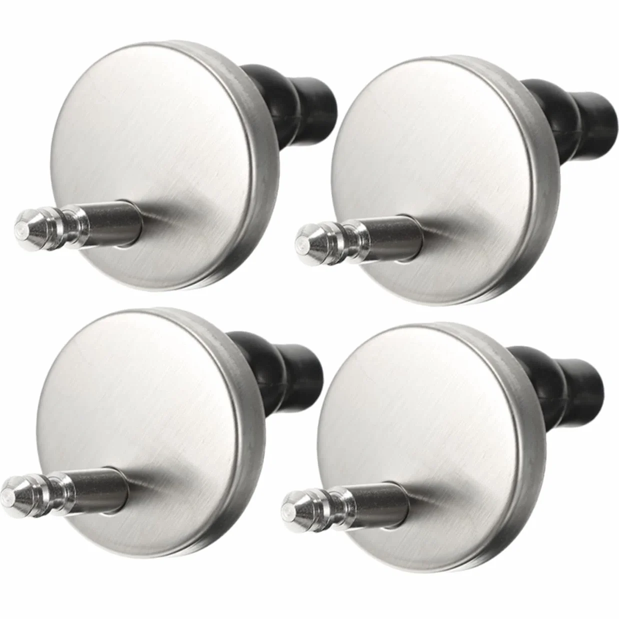 Set 4 Pezzi Bulloni e Dadi di Fissaggio in Acciaio Inox per Sedile Wc, Raccordi a Sgancio Rapido