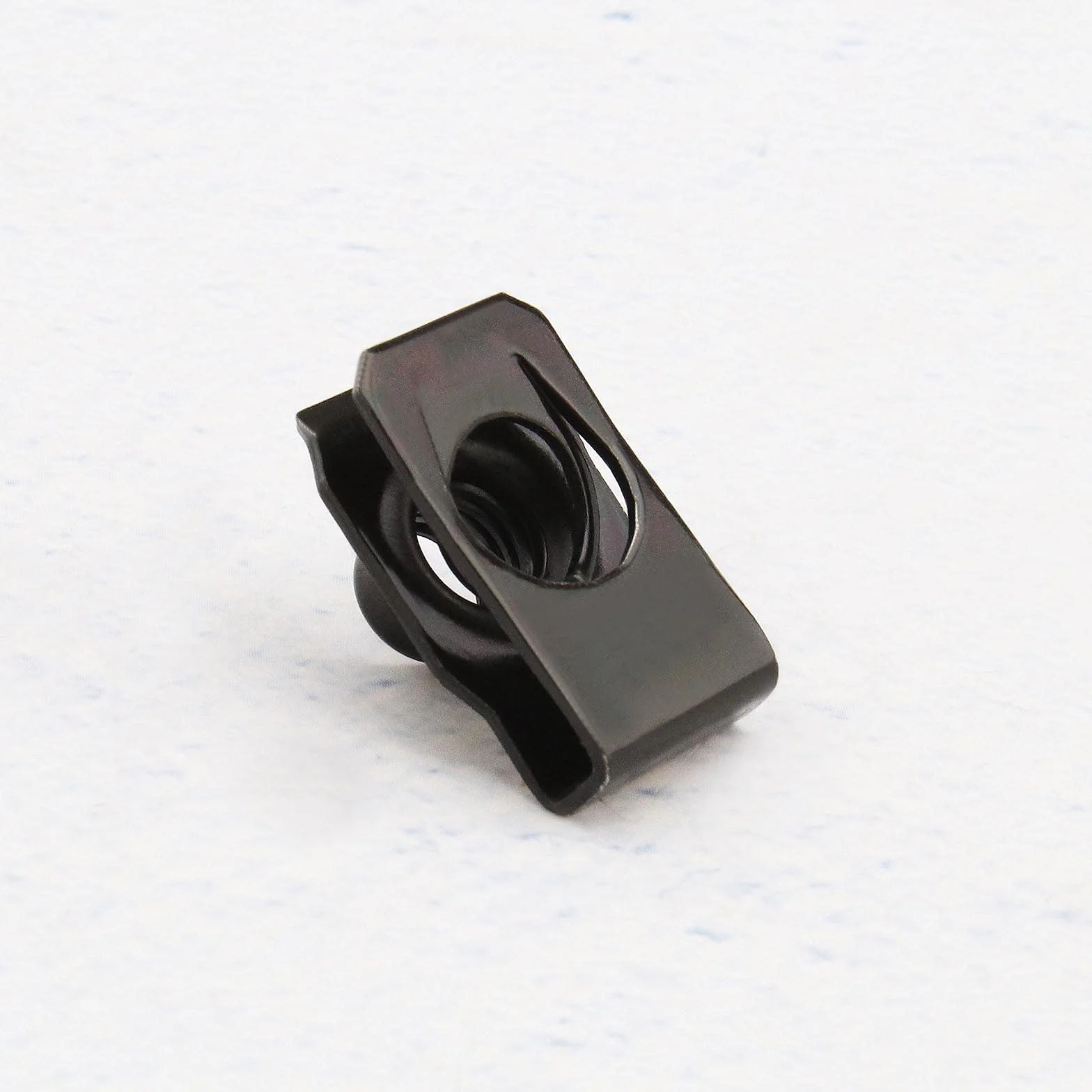 Metallo M6 M8 Lug U Dado Camino U Dadi Pannello Di Fissaggio Nero 20 Pezzi