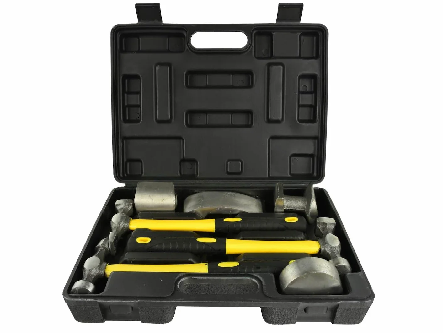 Kit Martelli e Tassi da Carrozziere Riparazione Auto Valigetta Set 7 Pezzi