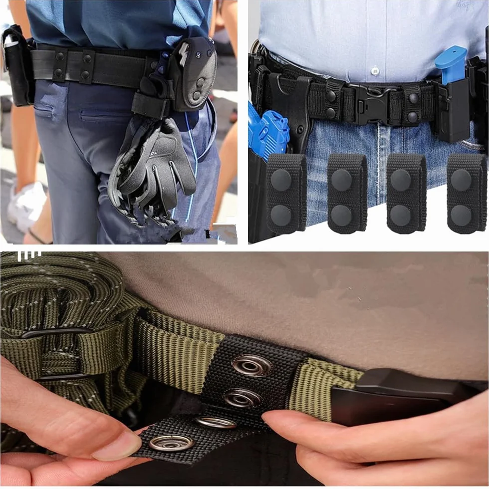 Passanti per Cintura Tattici 10 Pezzi Doppio Scatto Custode Cinghia Nylon