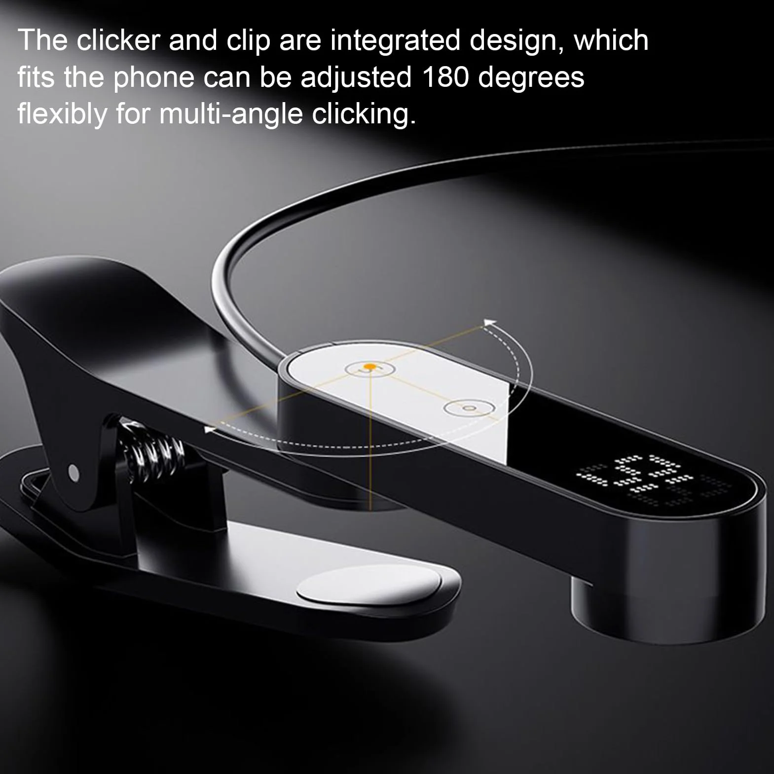 Generico Clicker Automatico | Toccatore per Smartphone Silenzioso con velocità Regolabile | Dispositivo Auto Touch Clicker Istantaneo - per Giochi Piace Ricompense Social Media