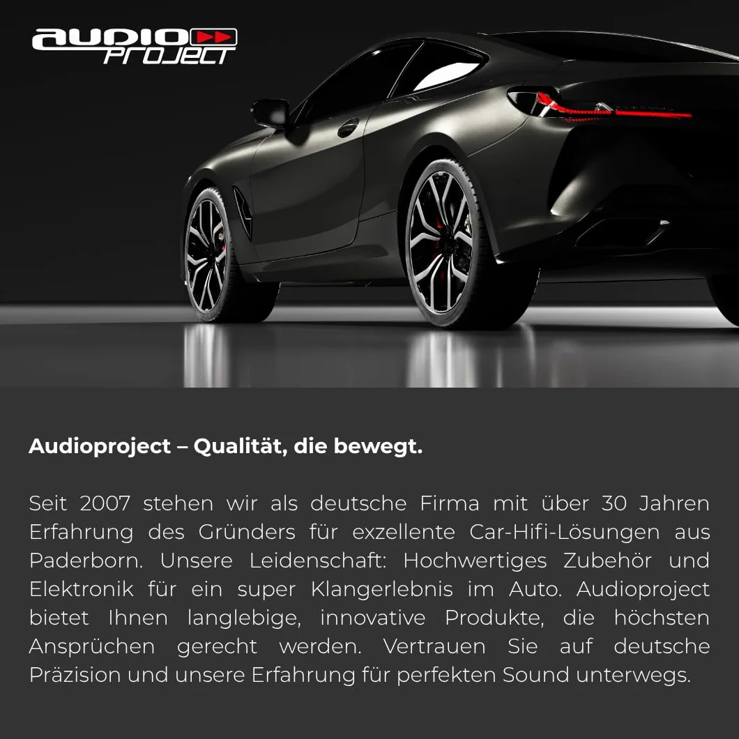 Audioproject A205 - Antenna-per-autoradio 5 cm compatibile per: Toyota Aygo Opel Corsa Fiat Panda Suzuki Peugeot Cooper adapter universe antenna auto corta accessori