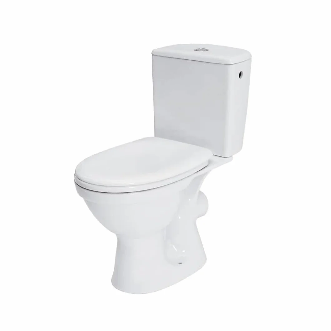 Merida ceramica WC set design con cassetta sedile polipropilene uscita acqua orizzontale