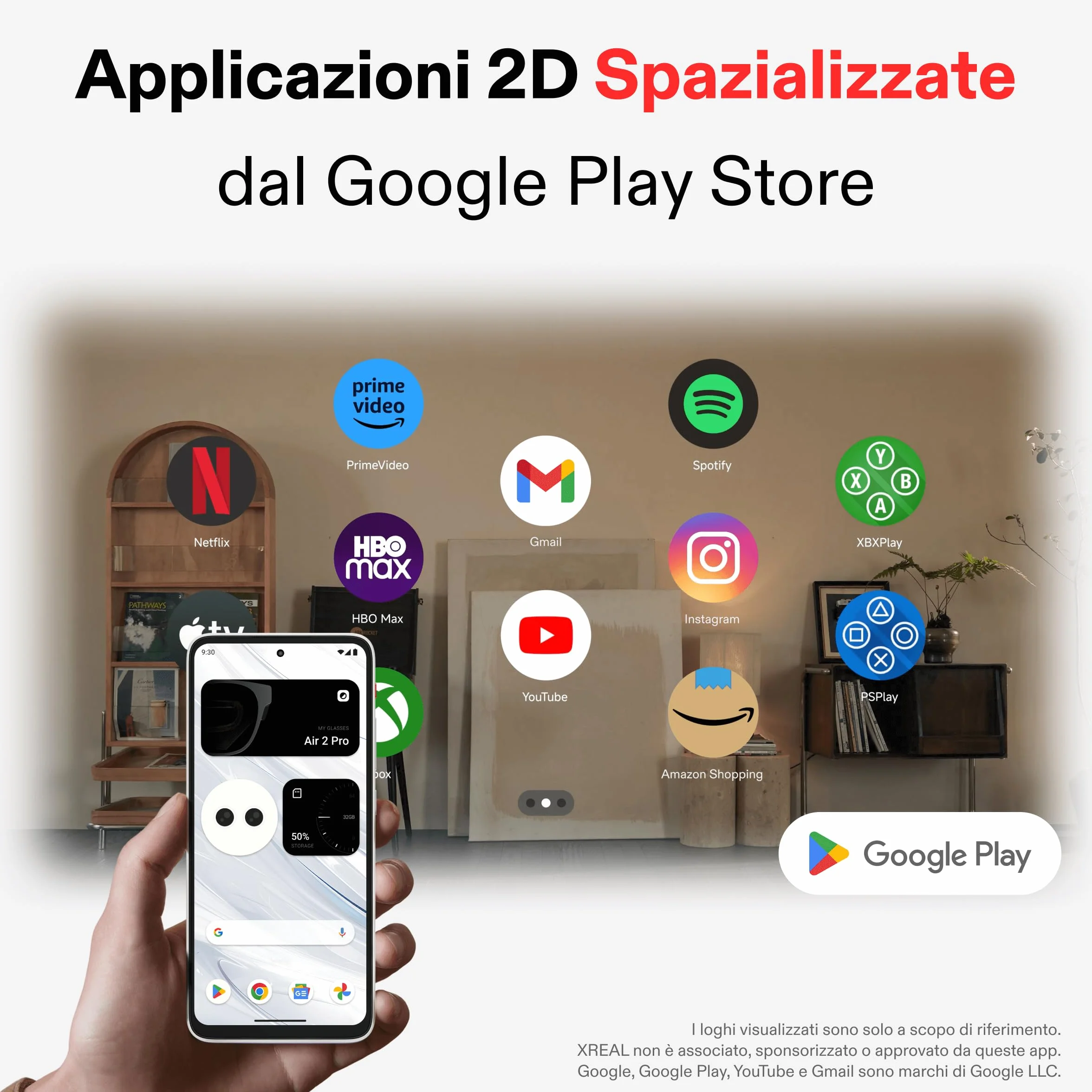 XREAL Beam Pro (6G+128G), il Compagno di Calcolo Spaziale per AR Occhiali, Fotocamere 3D, Android 14, Supporta Google Play Store Apps, Esperienze Spaziali Multiple per Film, TV e Giochi, FHD 1080p