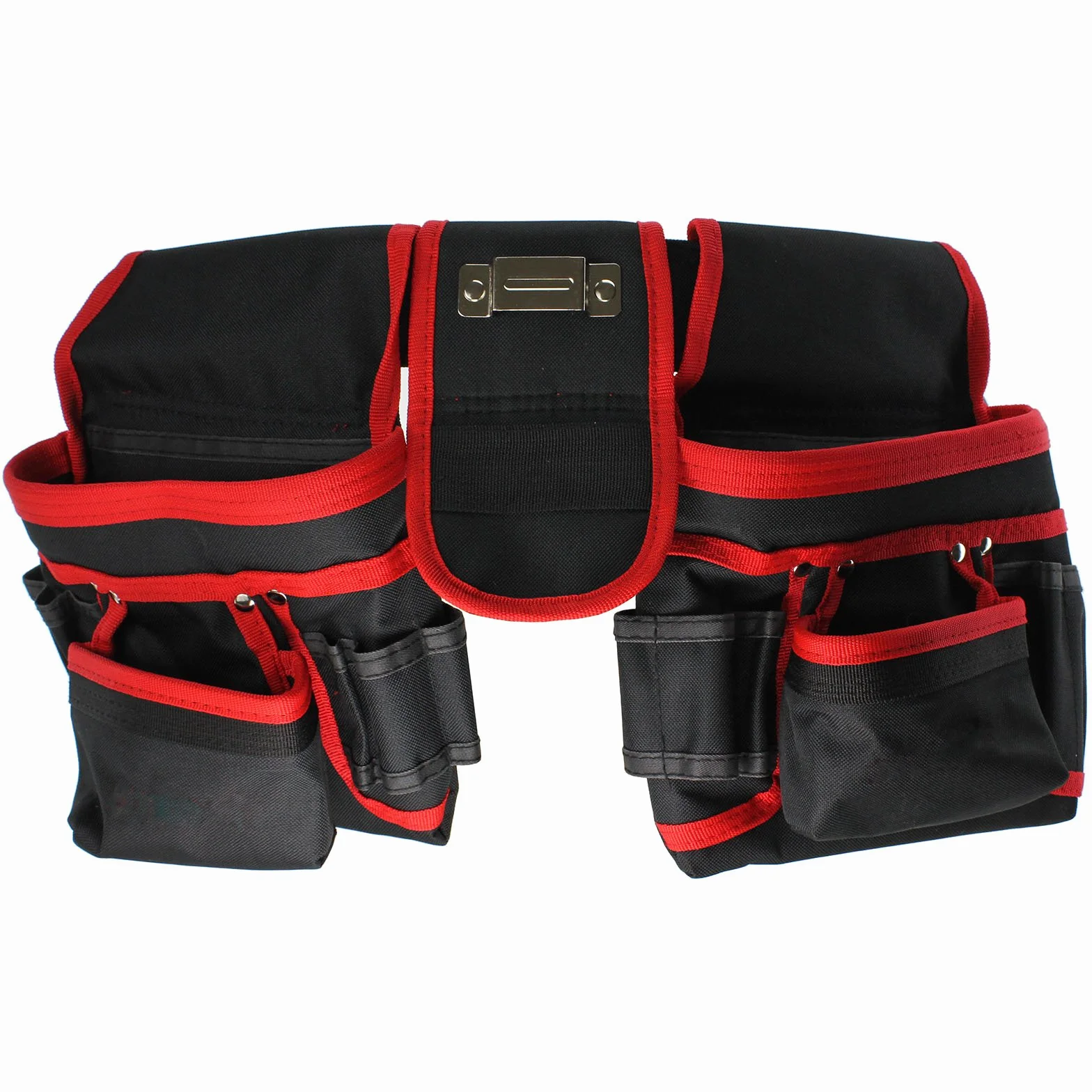 Cintura Doppia Resistente 20 Tasche Attrezzi Falegname Marsupio Chiodi